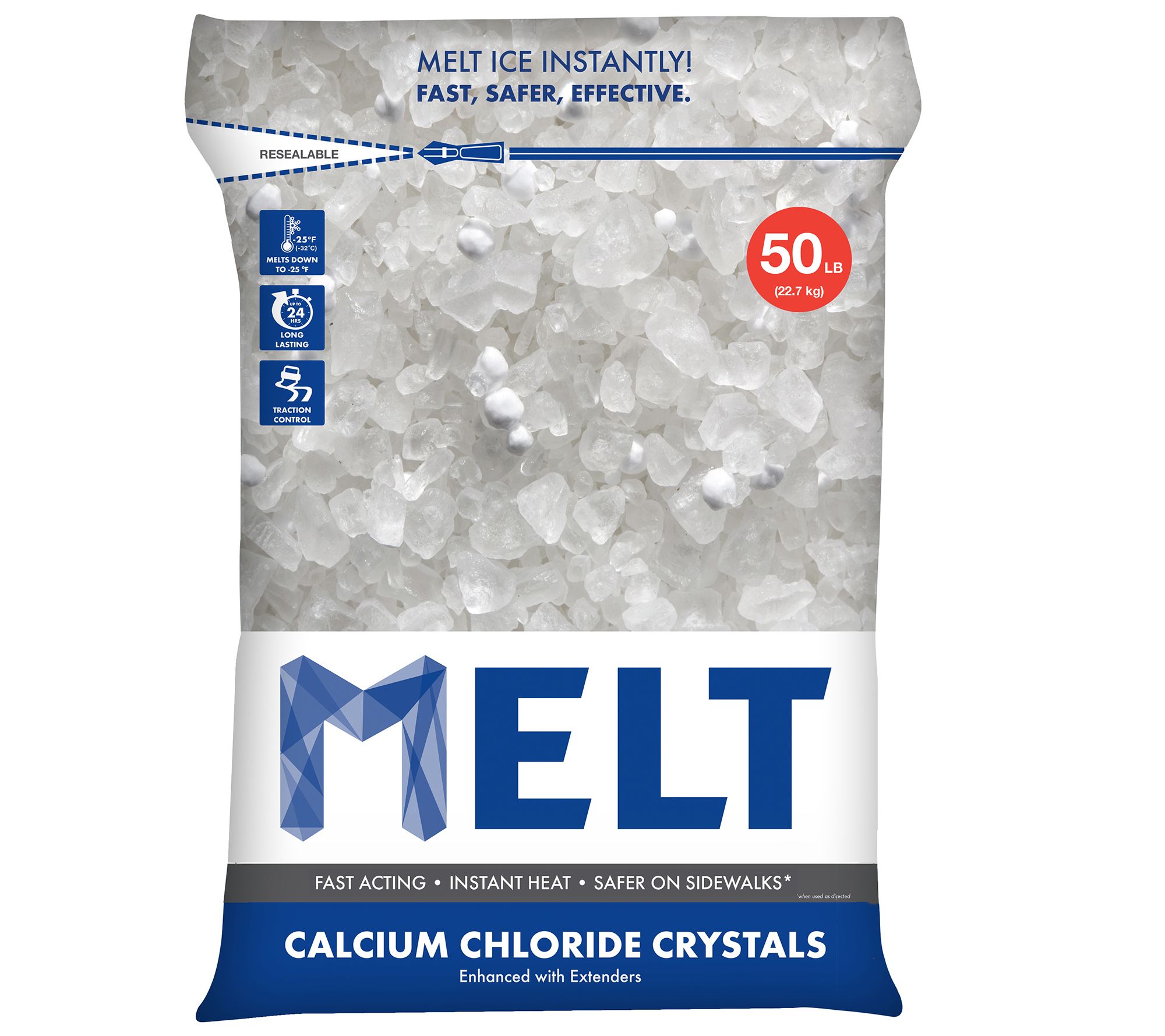 Snow Joe MELT 50-lb Bag Calcium ChlorideIce Melter - H290548
