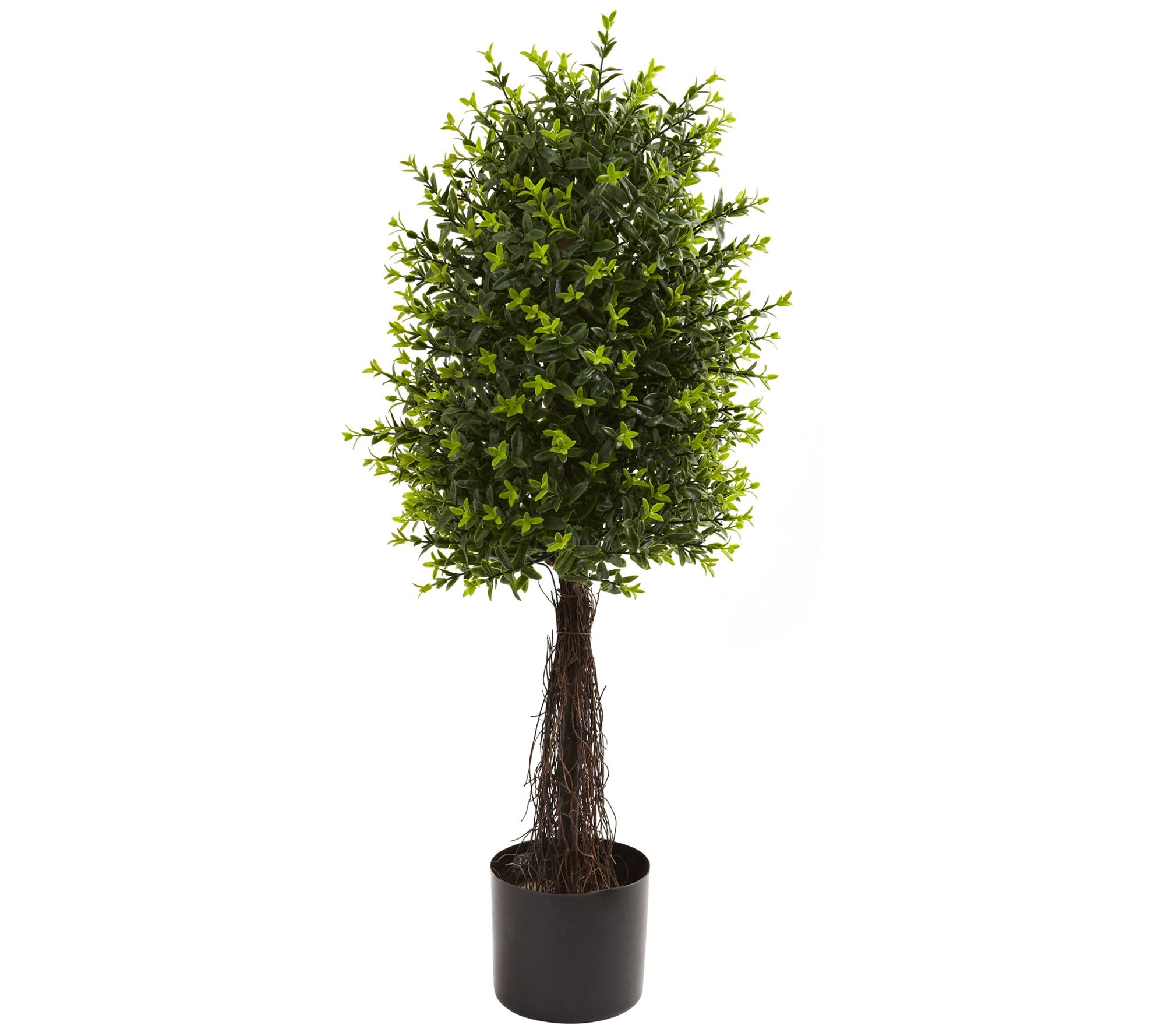 35" Ixora Topiary by Nearly Natural