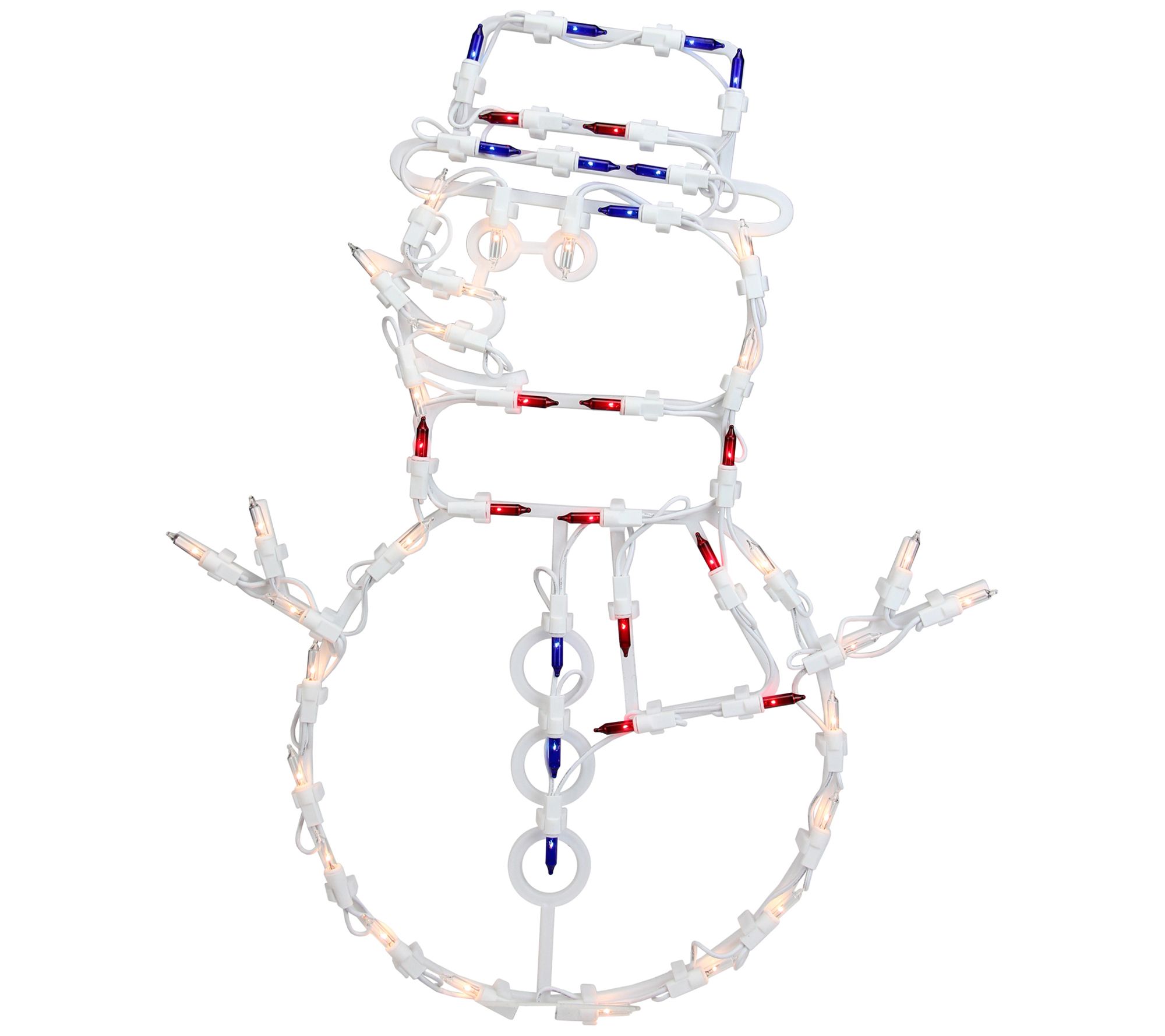 Northlight Lighted Snowman Christmas Window Decoration