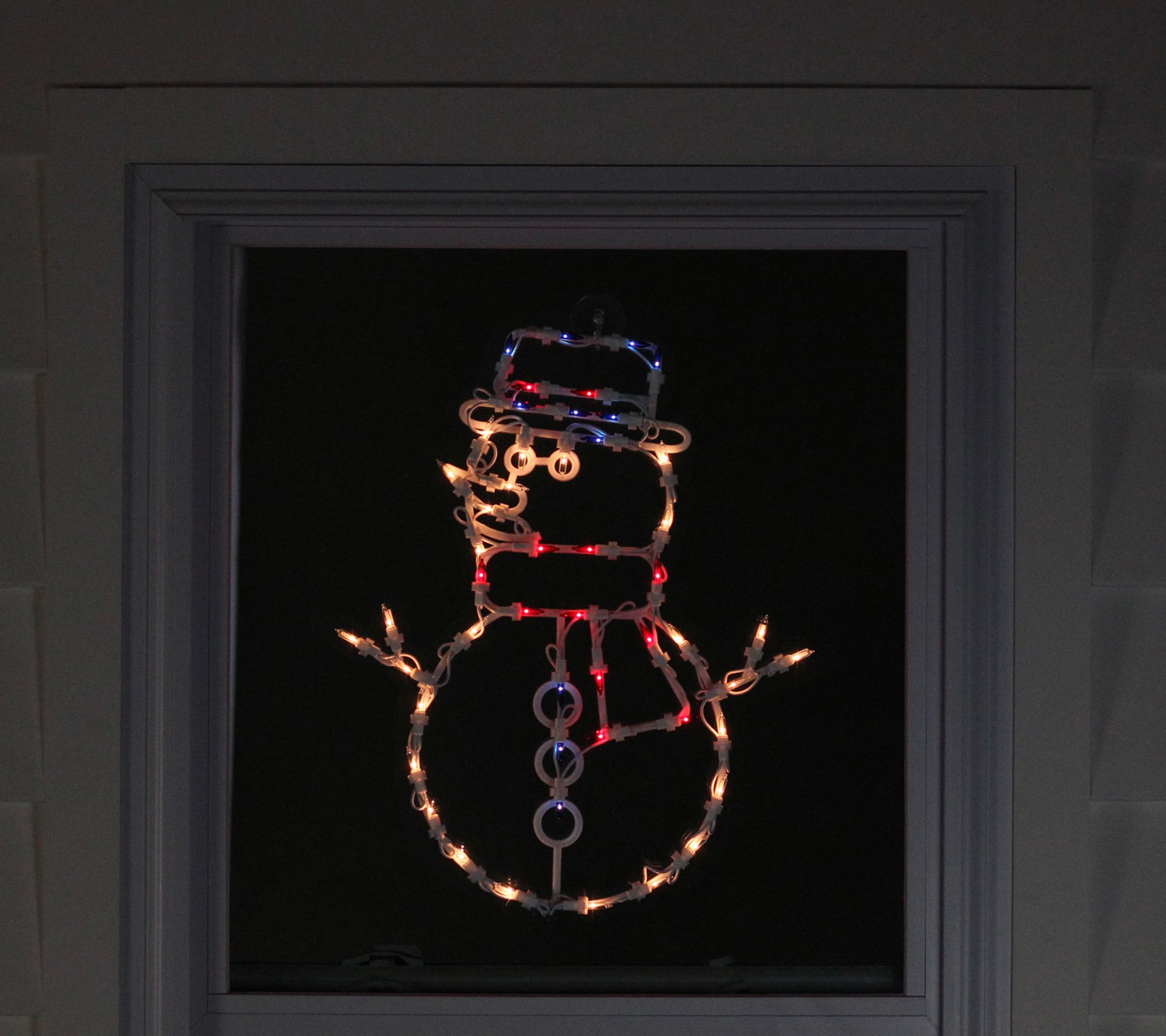 Northlight Lighted Snowman Christmas Window Decoration