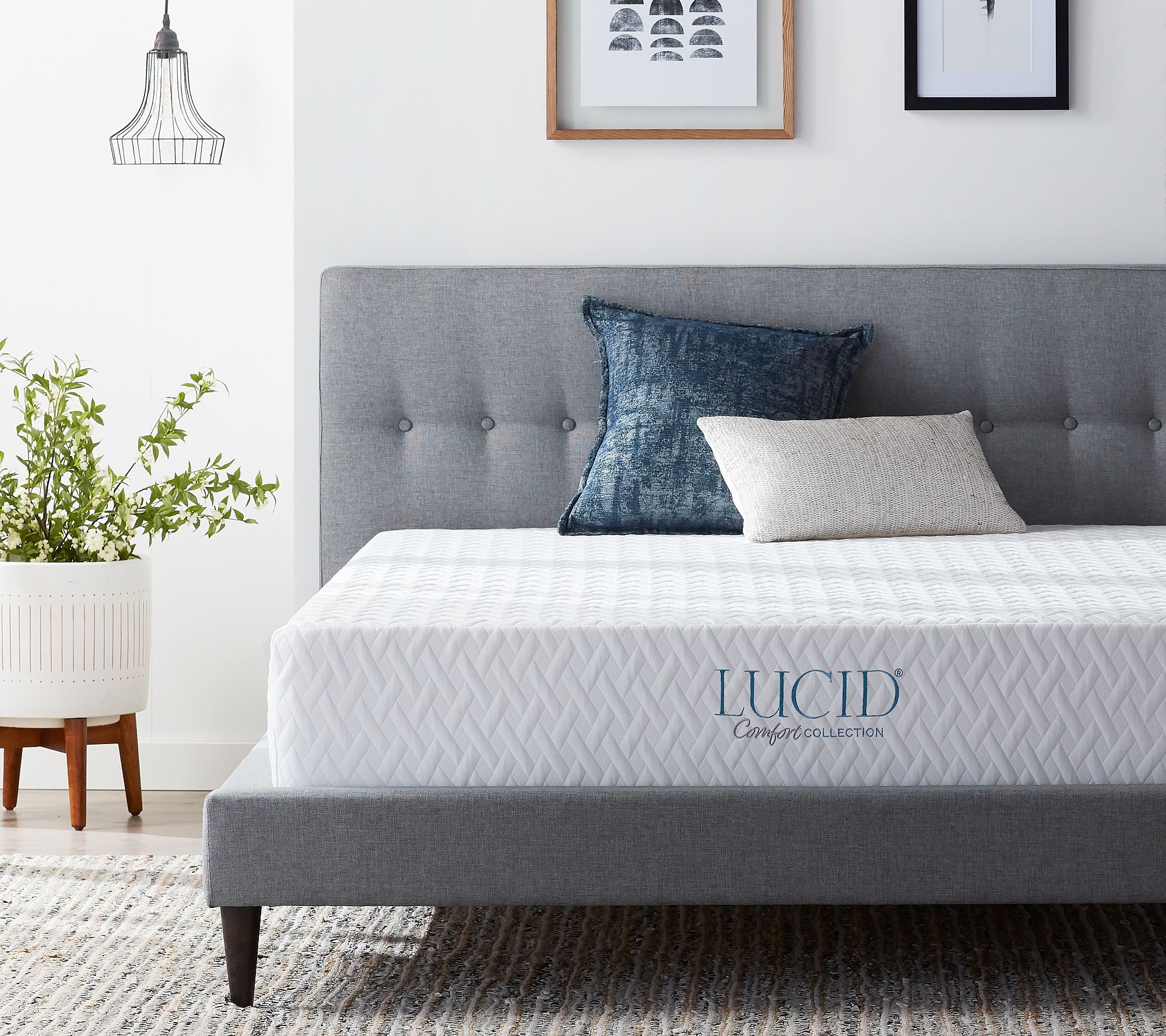 LUCID Comfort Collection 10" Medium Mattress, Twin