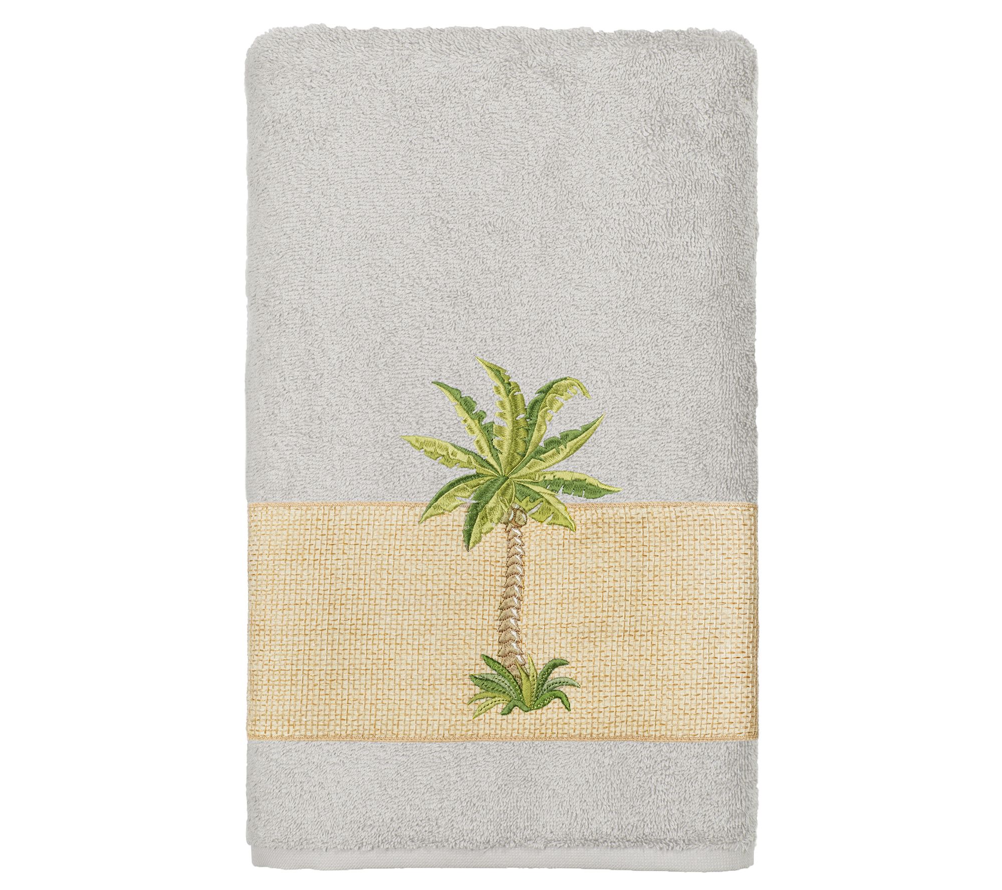 Linum Home Textiles Colton Embellished Bath Towel