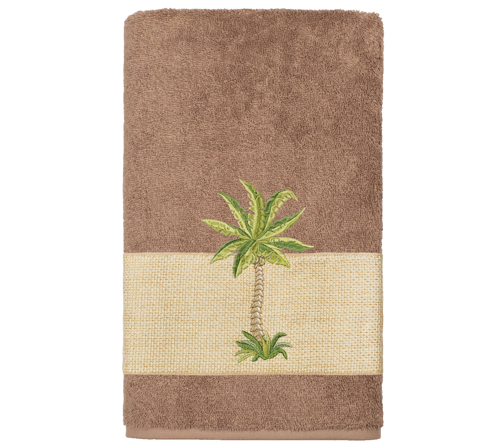Linum Home Textiles Colton Embellished Bath Towel