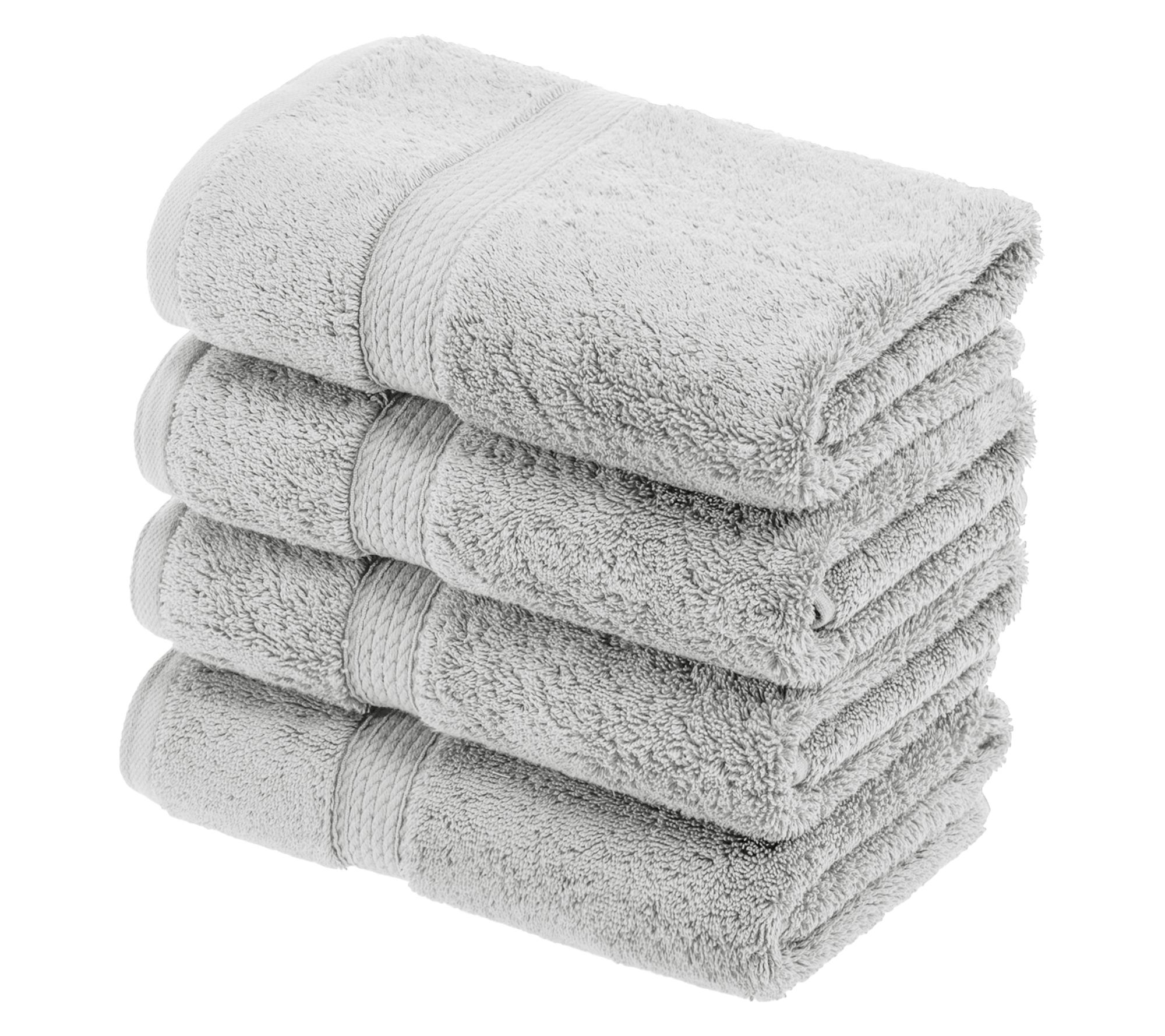 Superior Egyptian Cotton 4 pc Absorbent Hand Towel Set
