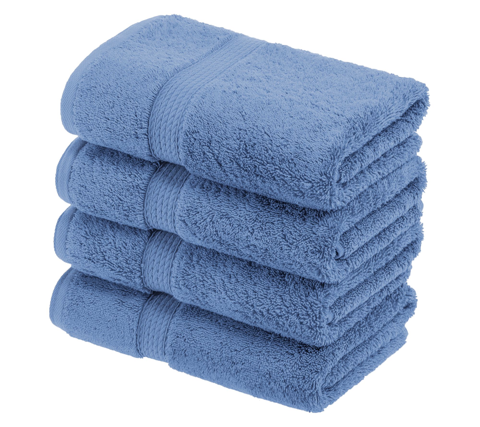Superior Egyptian Cotton 4 pc Absorbent Hand Towel Set