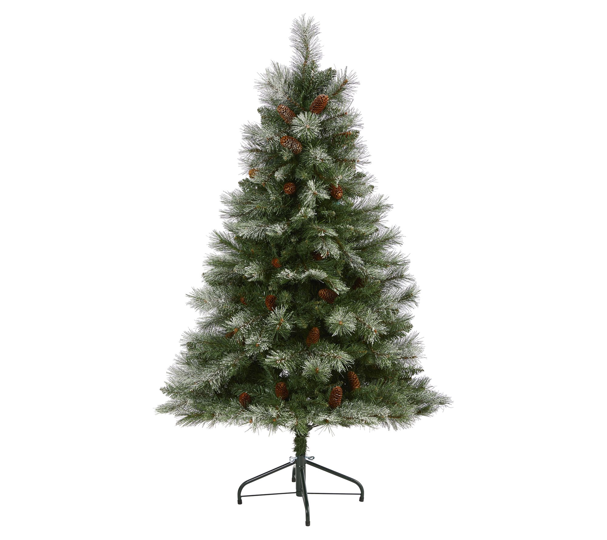 5' French Alps Mountain Pine Christmas Tree byNearly Natural