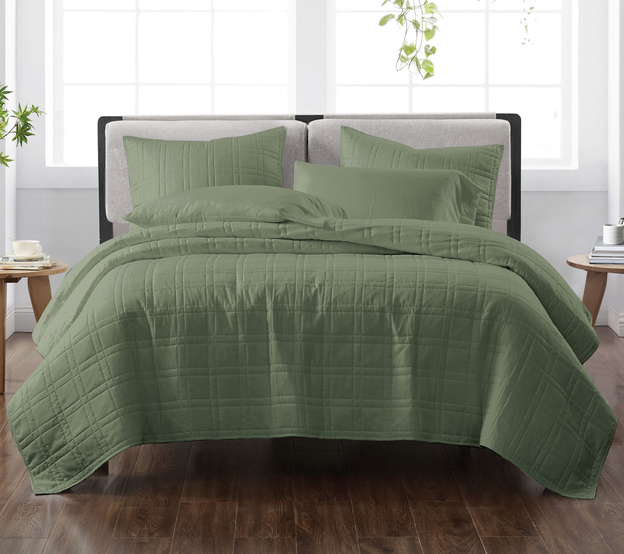 Cannon Heritage Solid Quilt Set Full/Queen Quilt Set