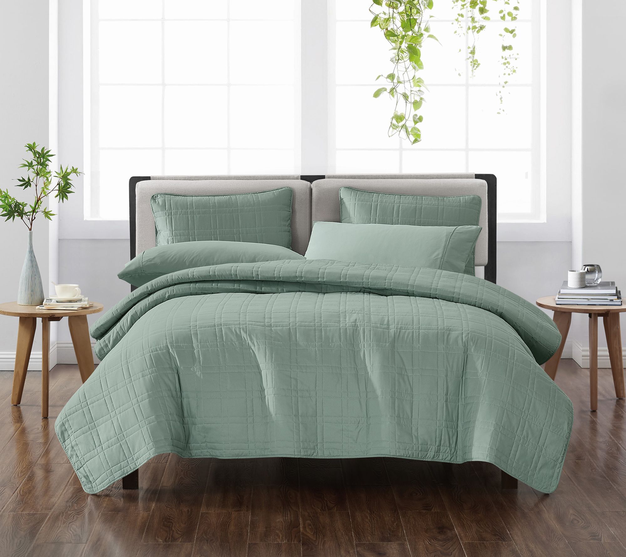 Cannon Heritage Solid Quilt Set Full/Queen Quilt Set