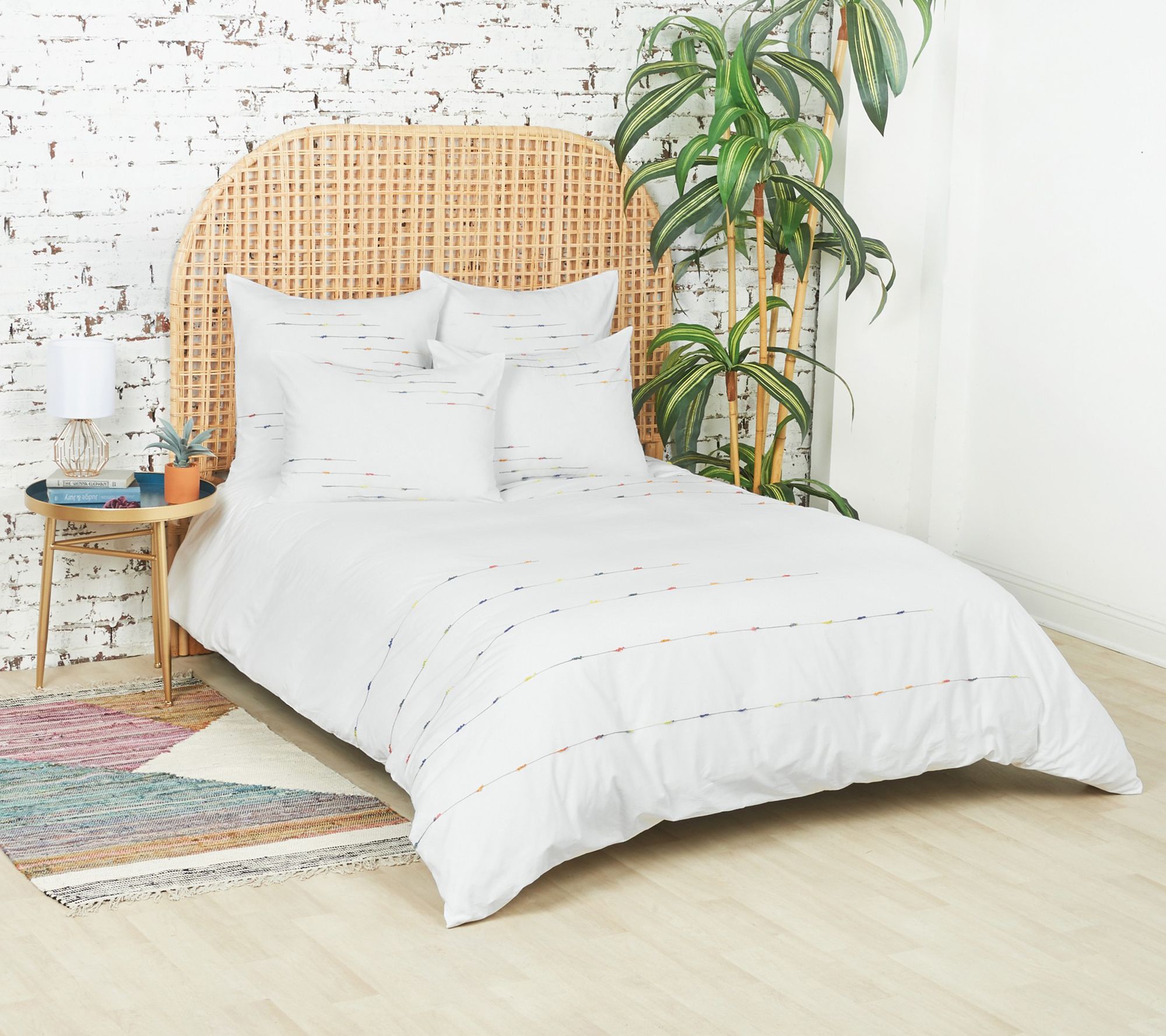 carol & frank Raina King Duvet Cover