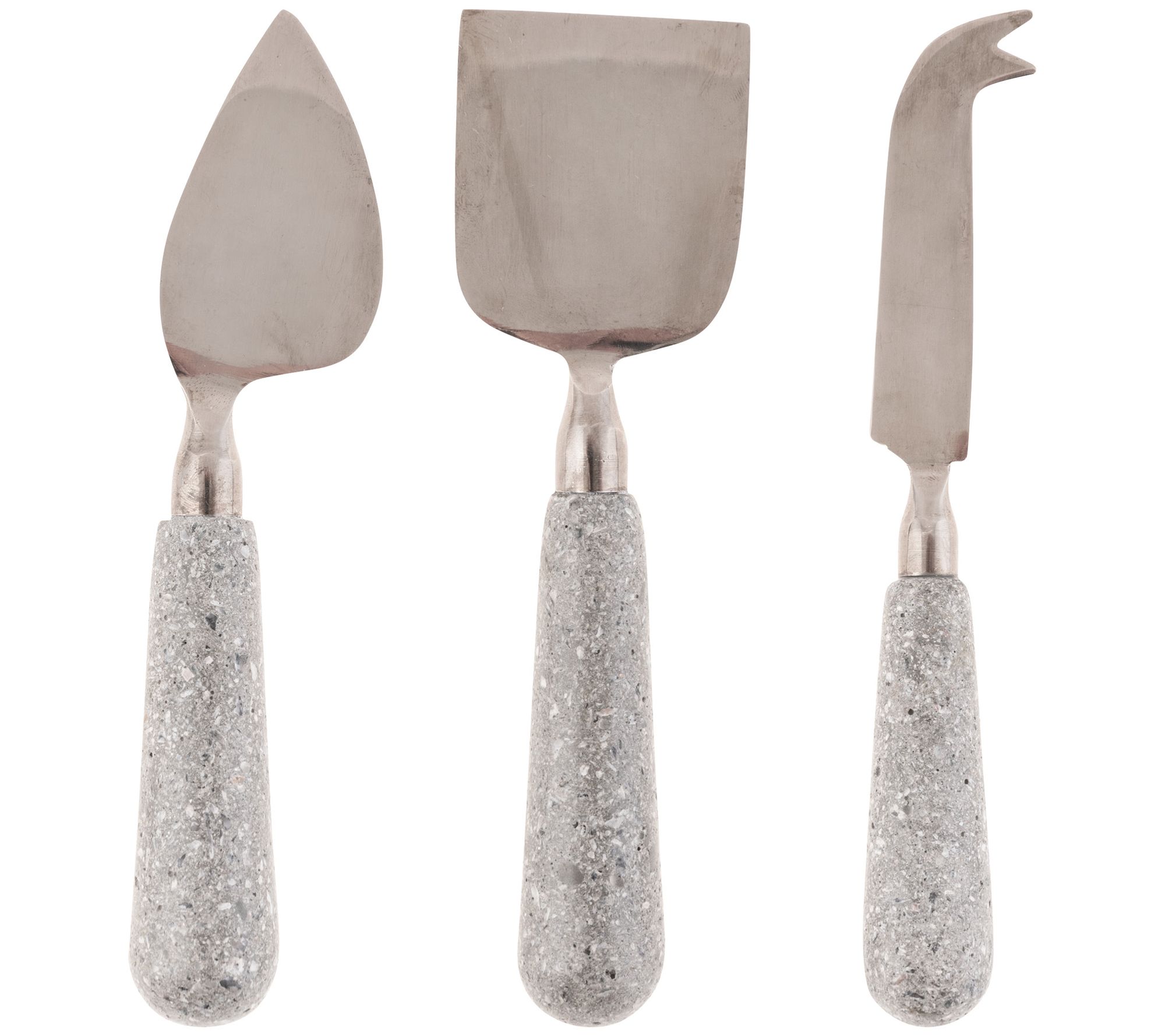 Zodax Marble Set of 3 Cheese Knives