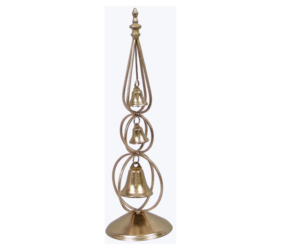 Young's Metal Tabletop Stacked Christmas Bell Decor