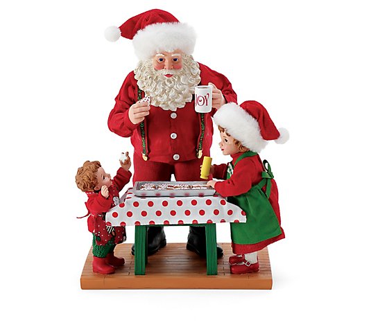 Bon Appetit Basking Santa Figurine