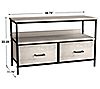 Sorbus TV Stand Dresser with 2 Faux-Wood Drawer s, 2 of 4