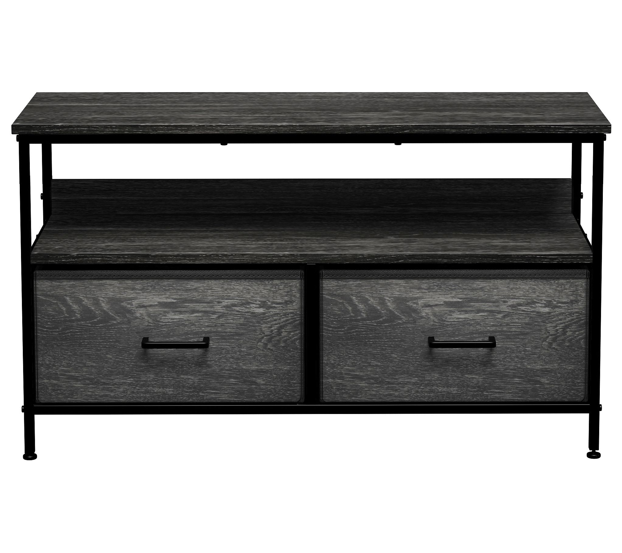 Sorbus TV Stand Dresser with 2 Faux-Wood Drawer s