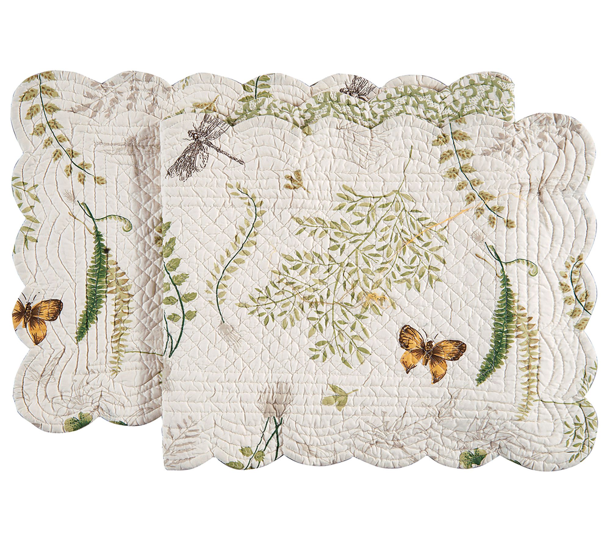 Althea Set of 6 Rectangular Reversible Placemats by Valerie