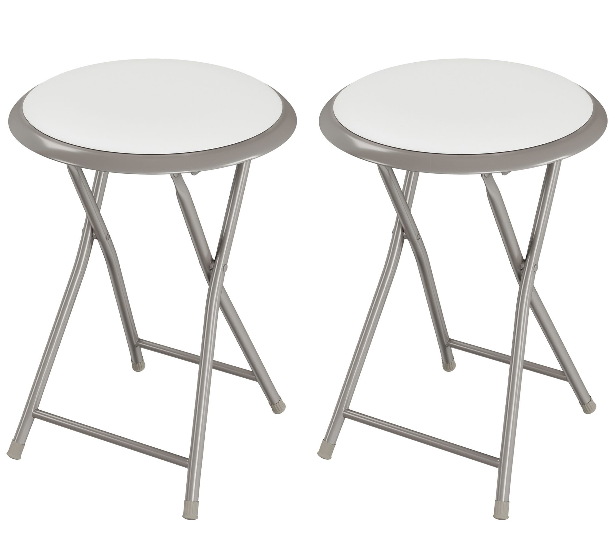 Trademark Home 2 Folding Bar S tools Heavy-Dut y 18" Stool