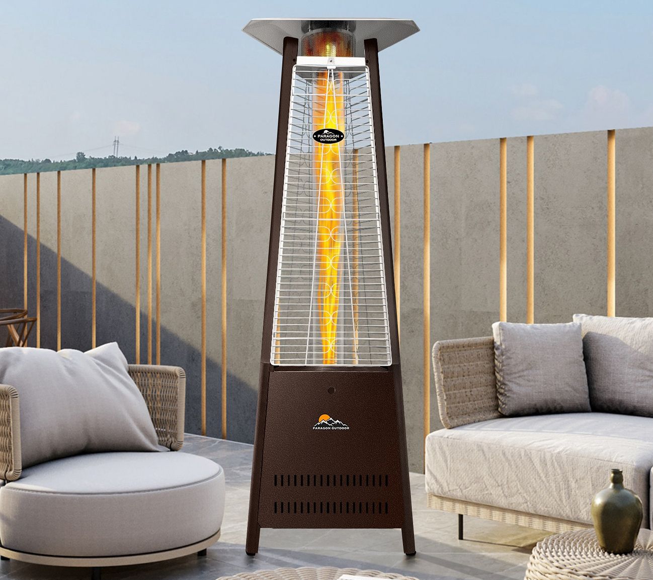 Paragon Outdoor Inferno Flame Tower Propane Heater 42000 BTU