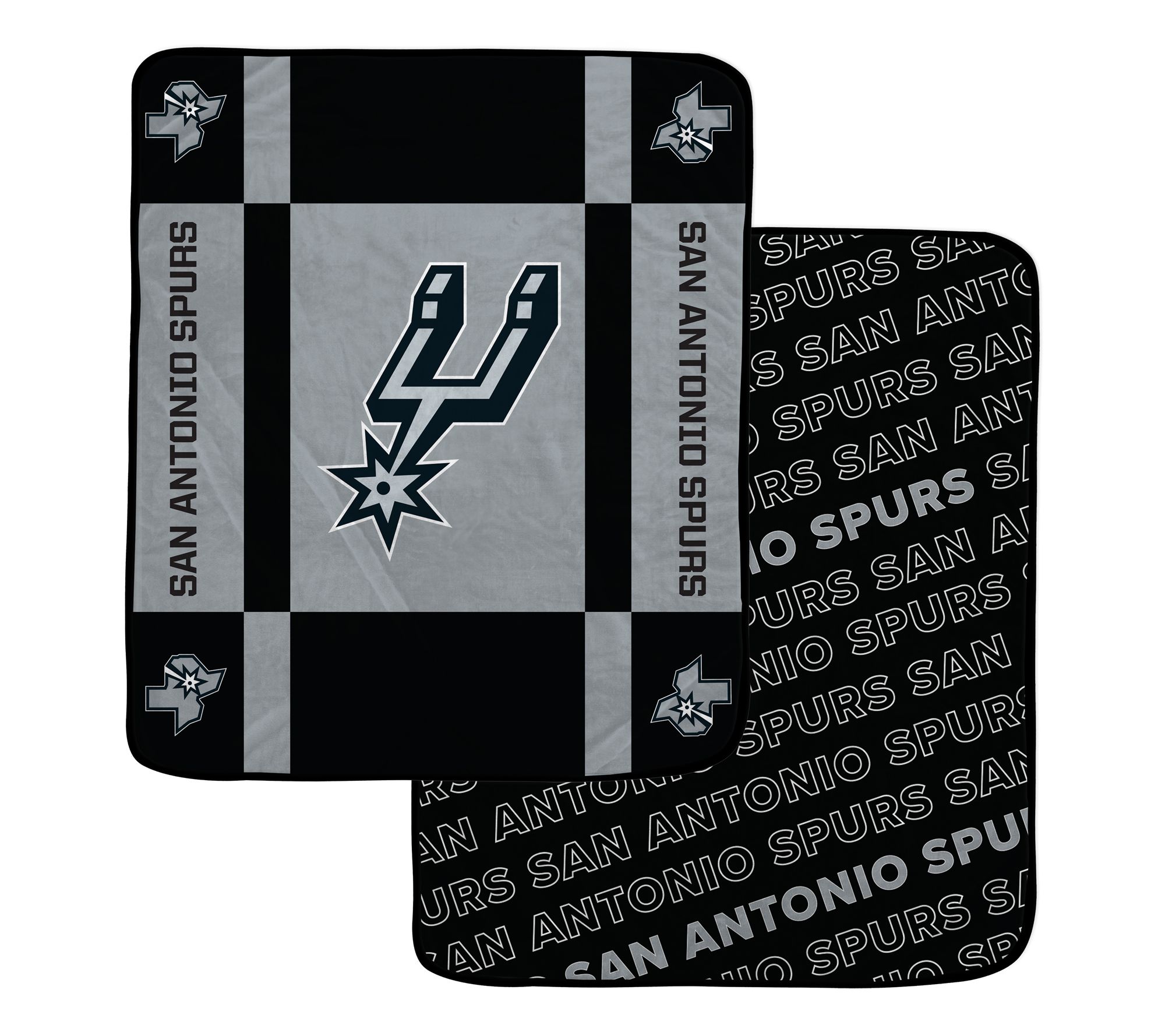 Pegasus Sports NBA Reverse Block Wordmark 2-Sidd Blanket