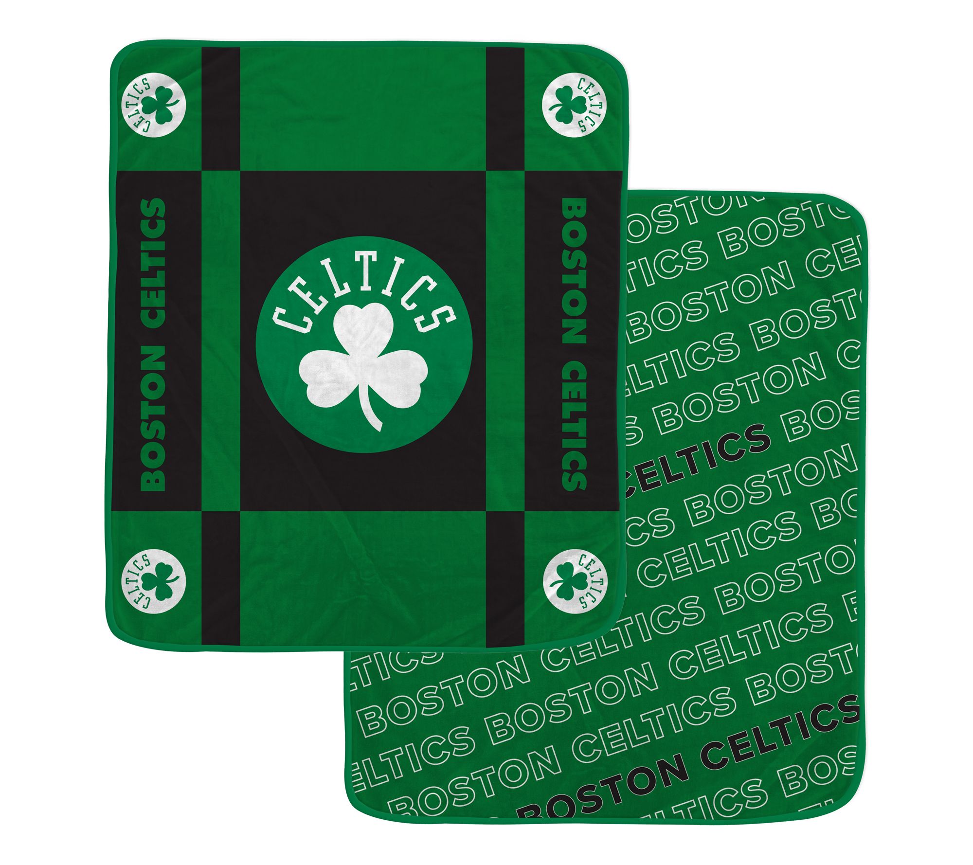 Pegasus Sports NBA Reverse Block Wordmark 2-Sided Blanket