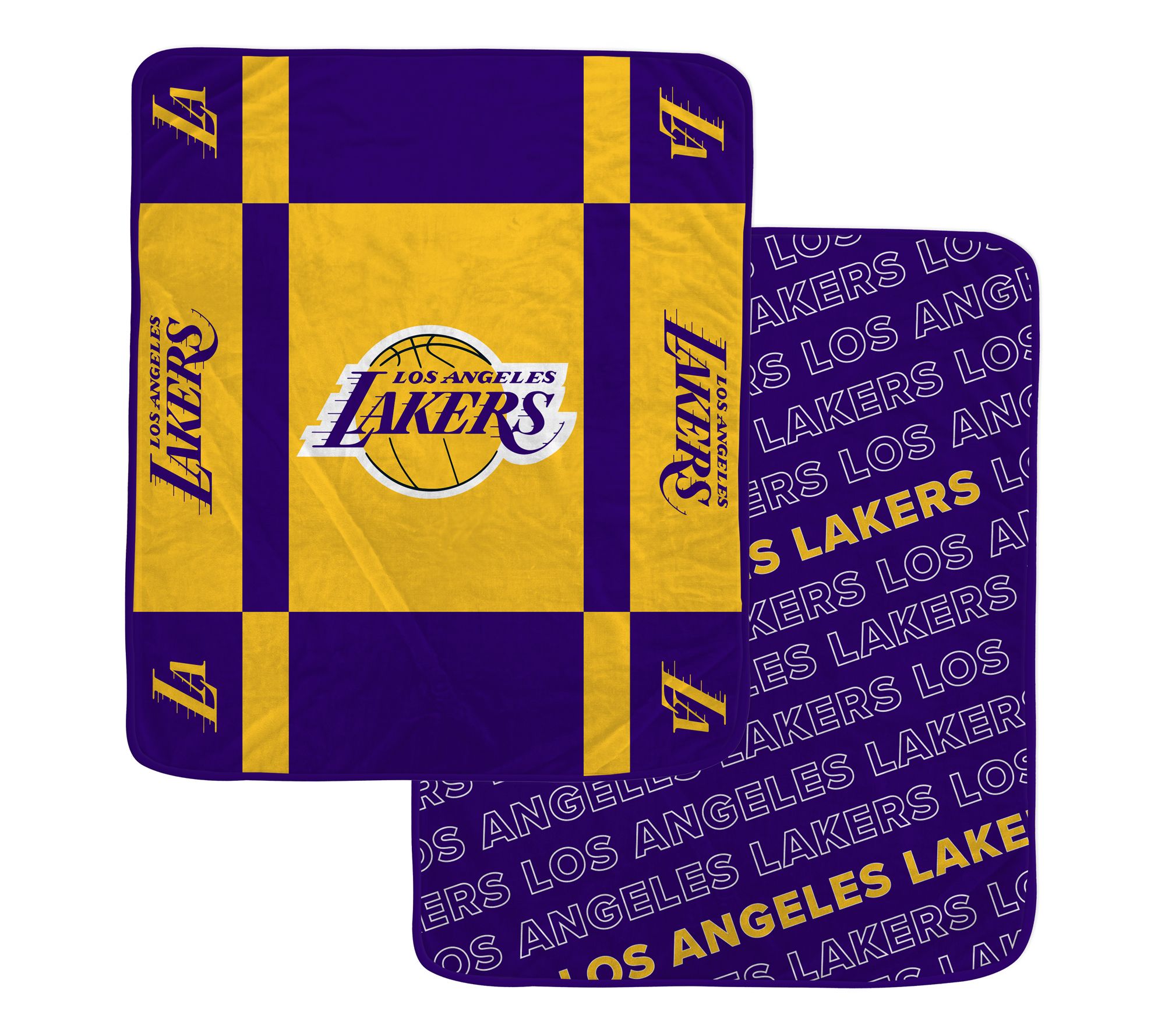 Pegasus Sports NBA Reverse Block Wordmark 2-Sidd Blanket