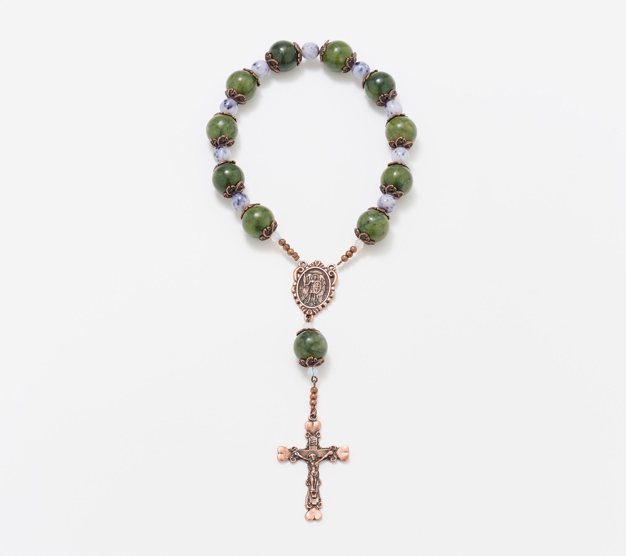 Connemara Marble Door Knob Protection Rosary