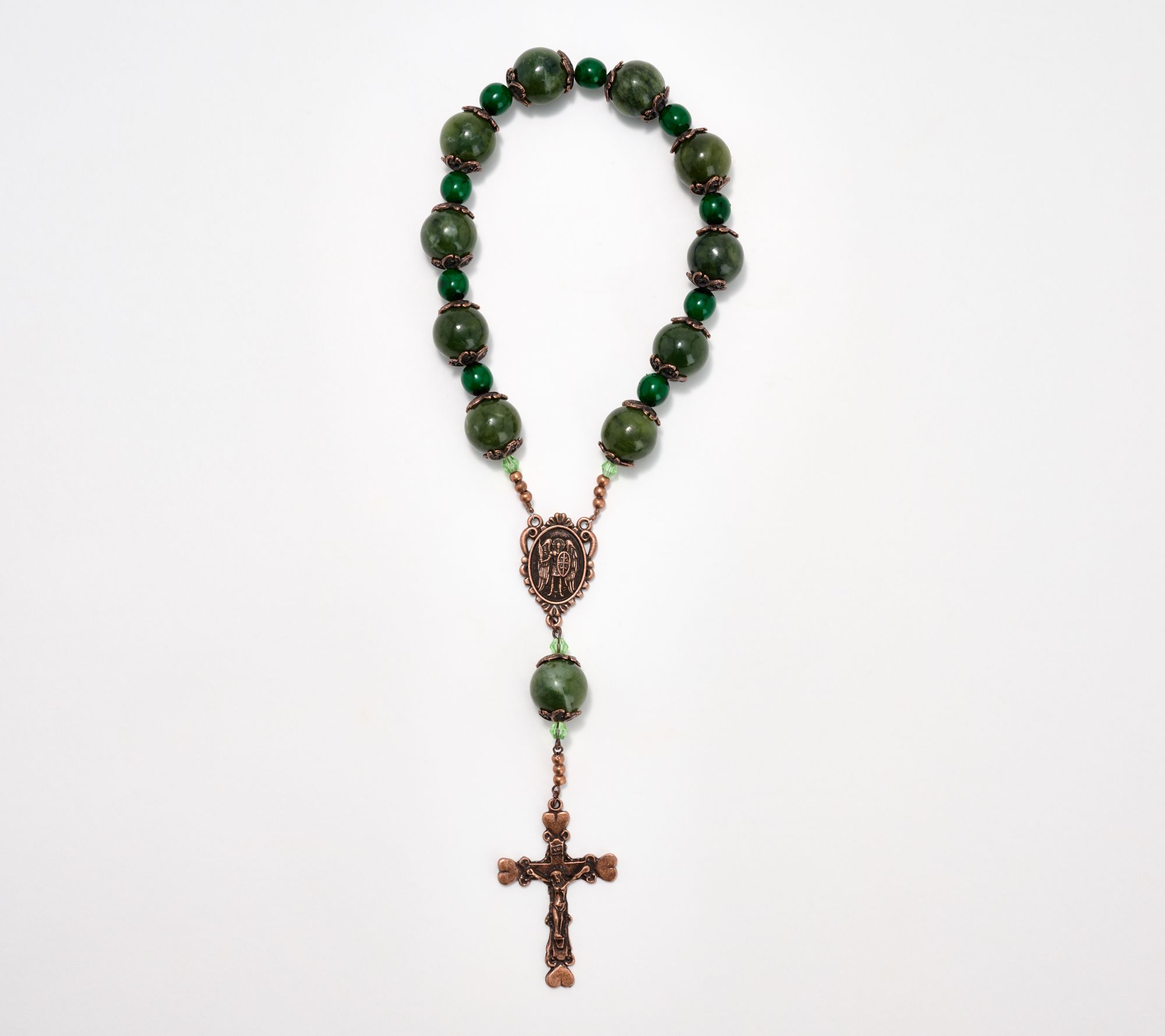 Connemara Marble Door Knob Protection Rosary