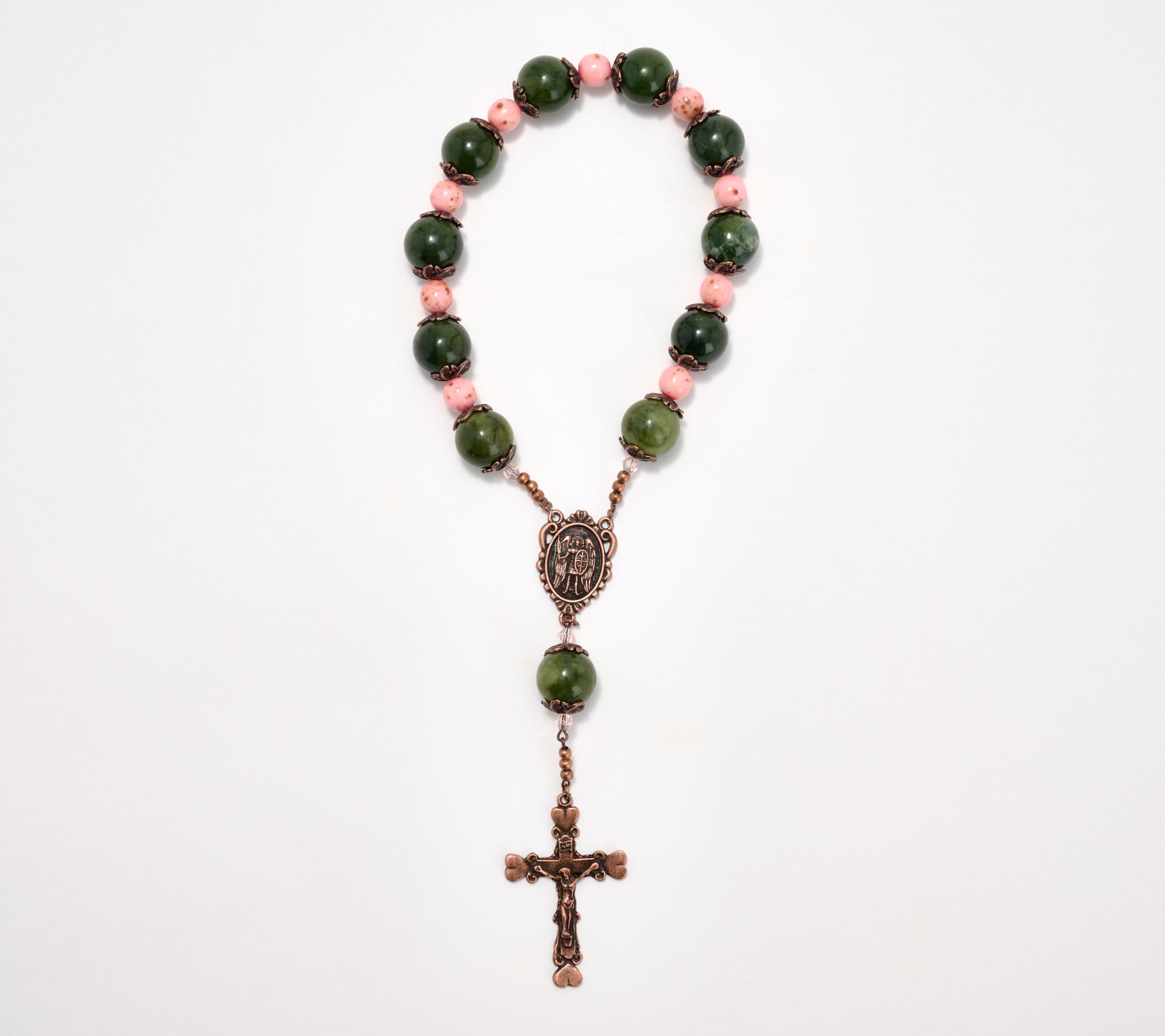 Connemara Marble Door Knob Protection Rosary