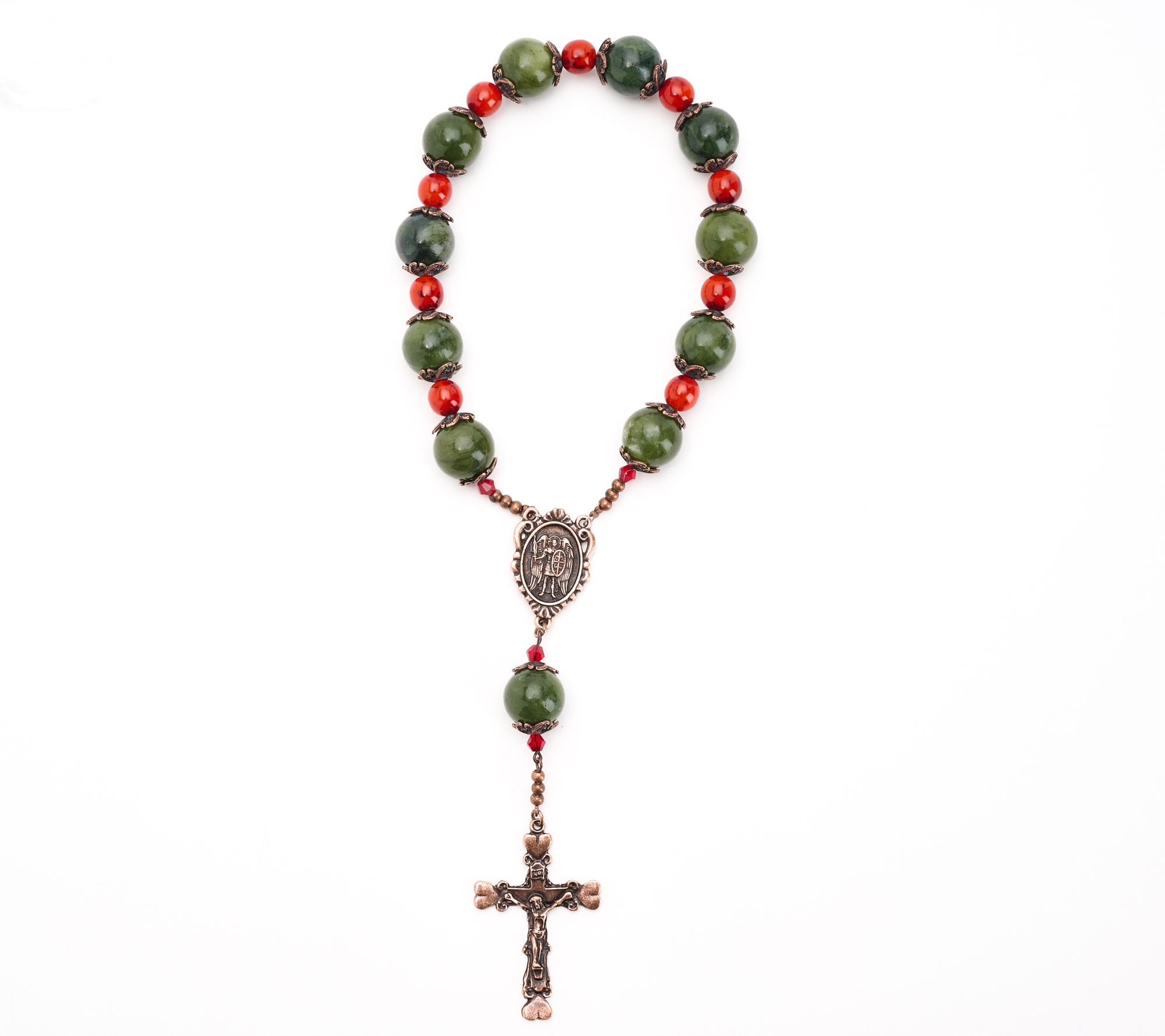 Connemara Marble Door Knob Protection Rosary