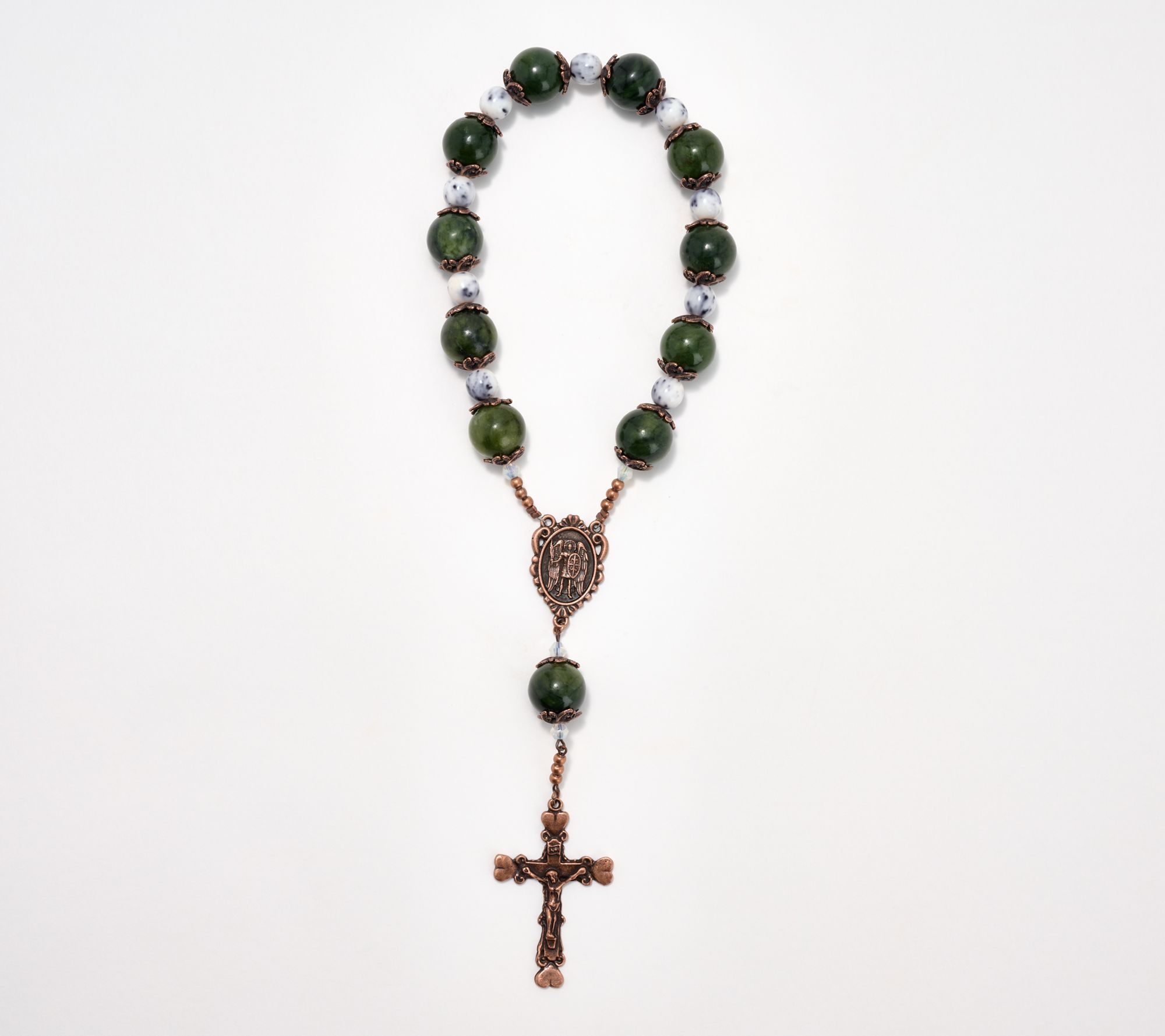 Connemara Marble Door Knob Protection Rosary