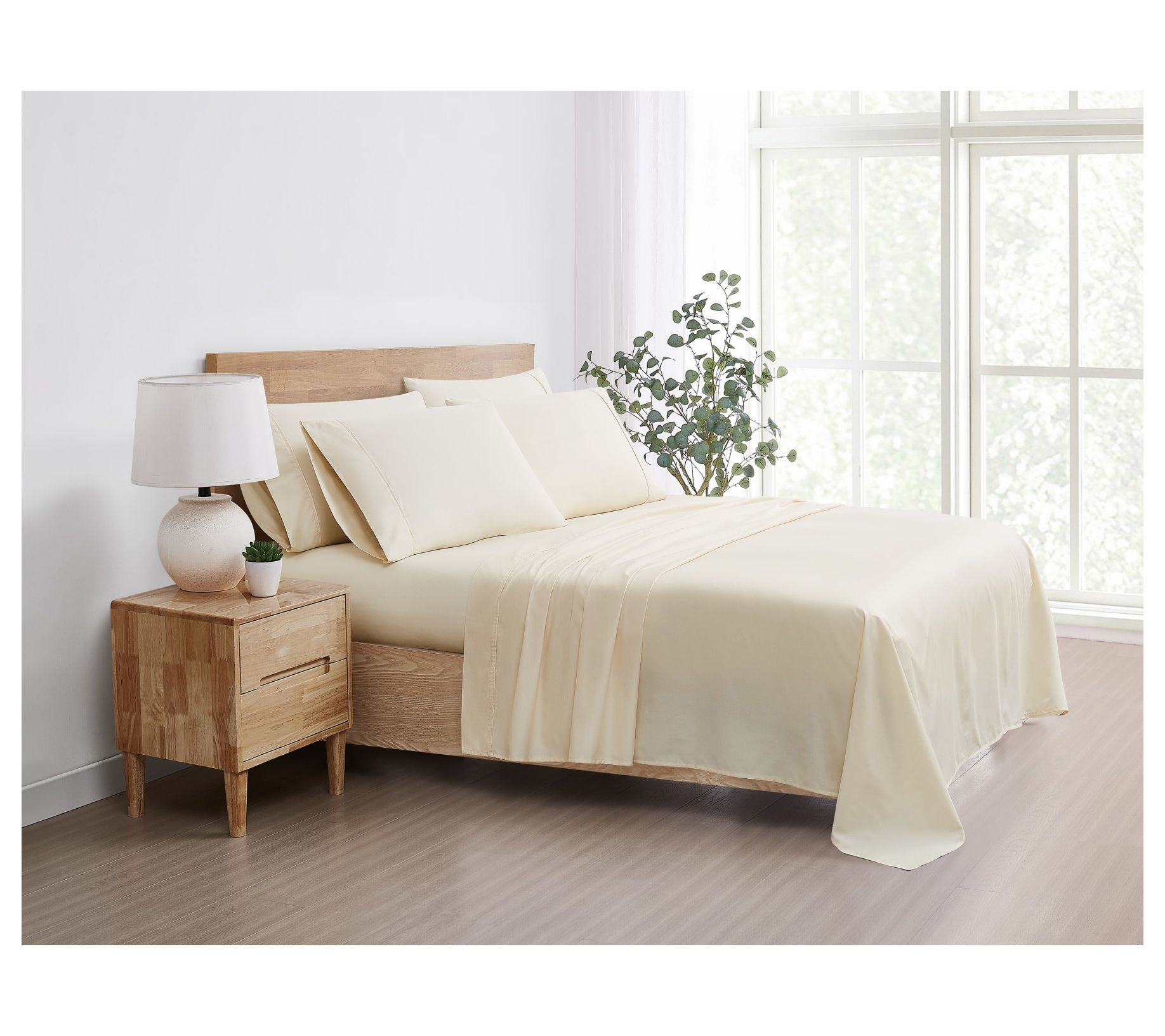 5th Avenue Lux 1200TC CVC Cooling 6 Piece Cal King Sheet Set