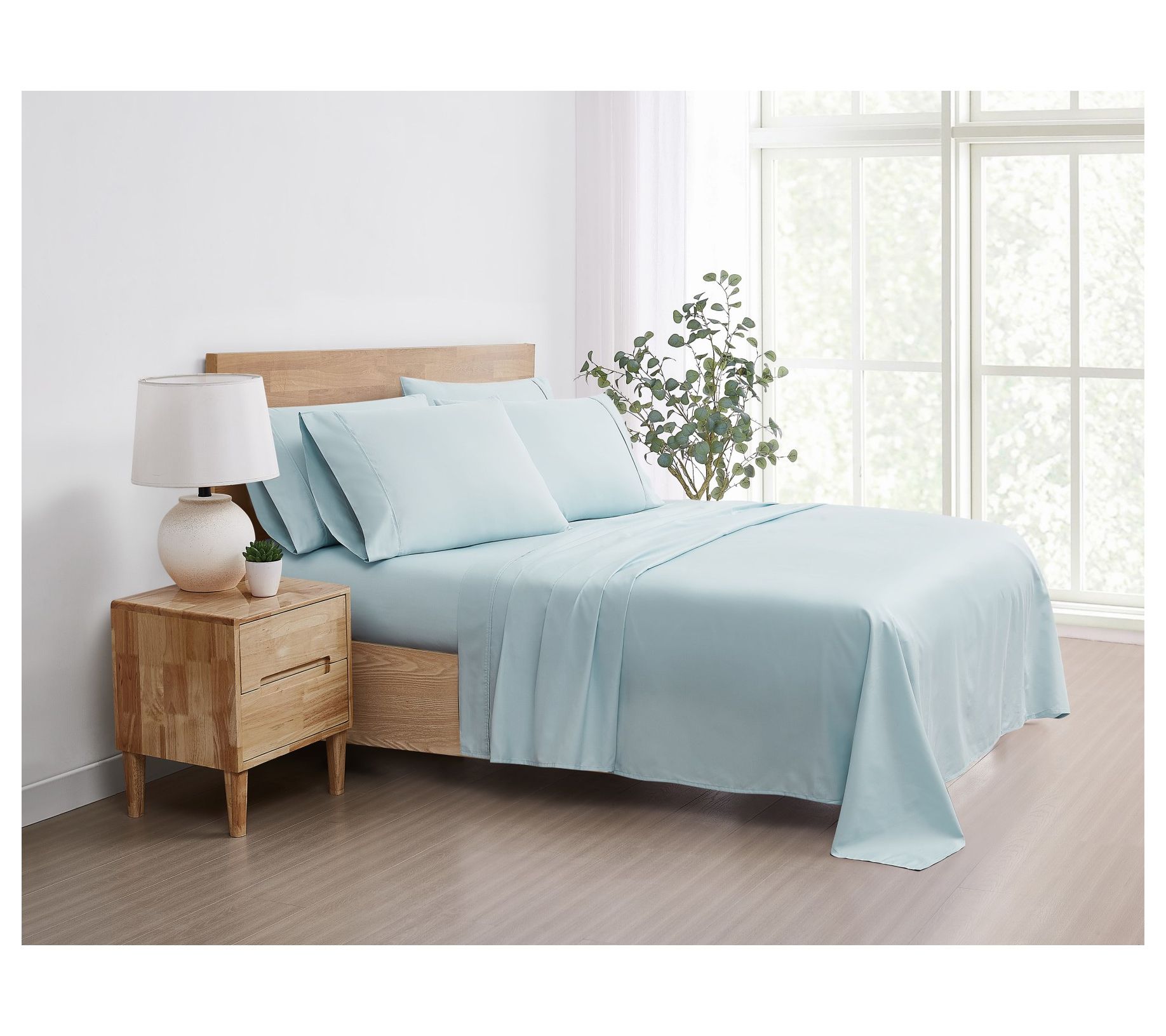5th Avenue Lux 1200TC CVC Cooling 6 Piece Cal King Sheet Set
