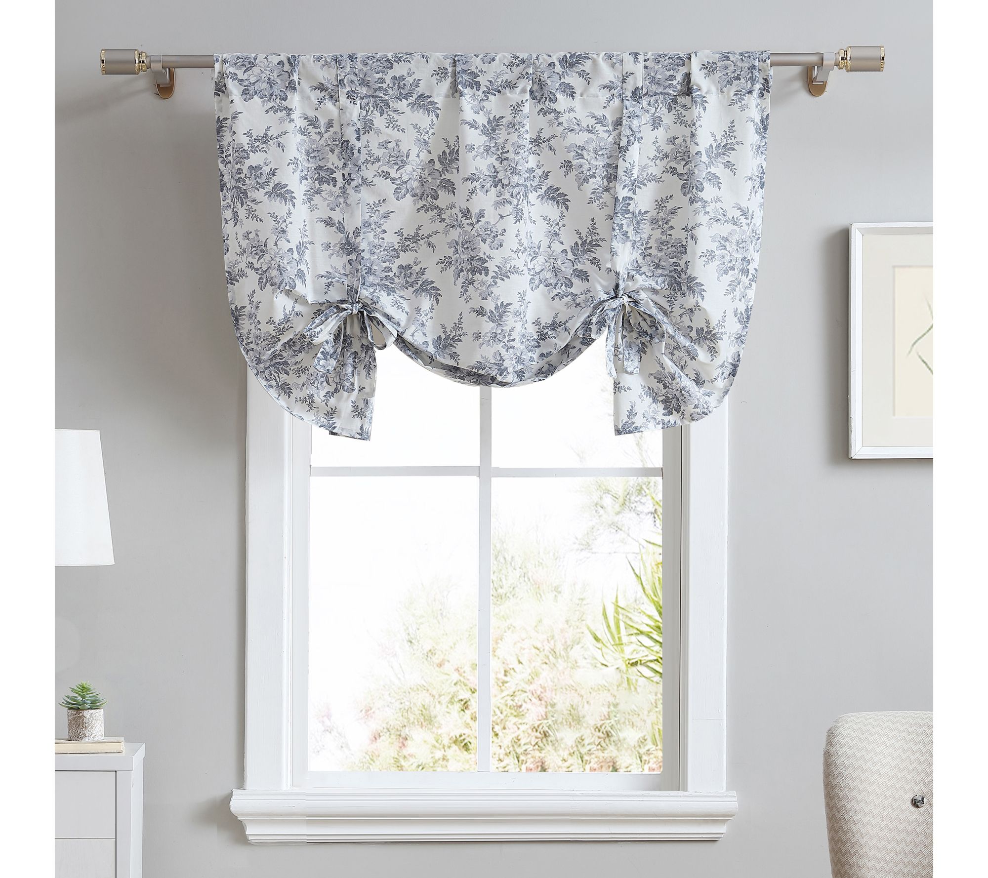 Laura Ashley Annalise 50X25 Floral Window Valance