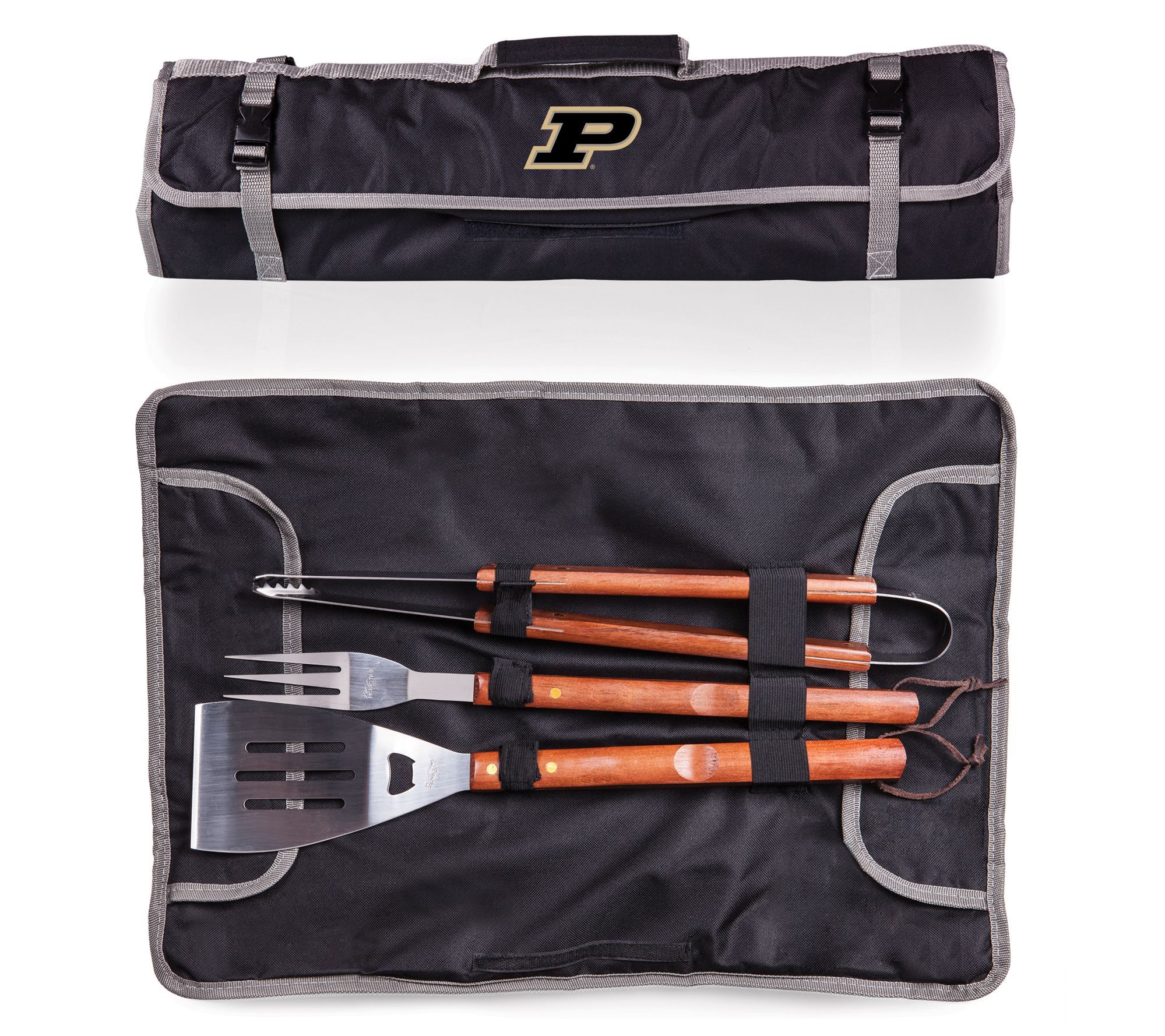 Oniva NCAA 3-Piece BBQ Tote & Grill Set