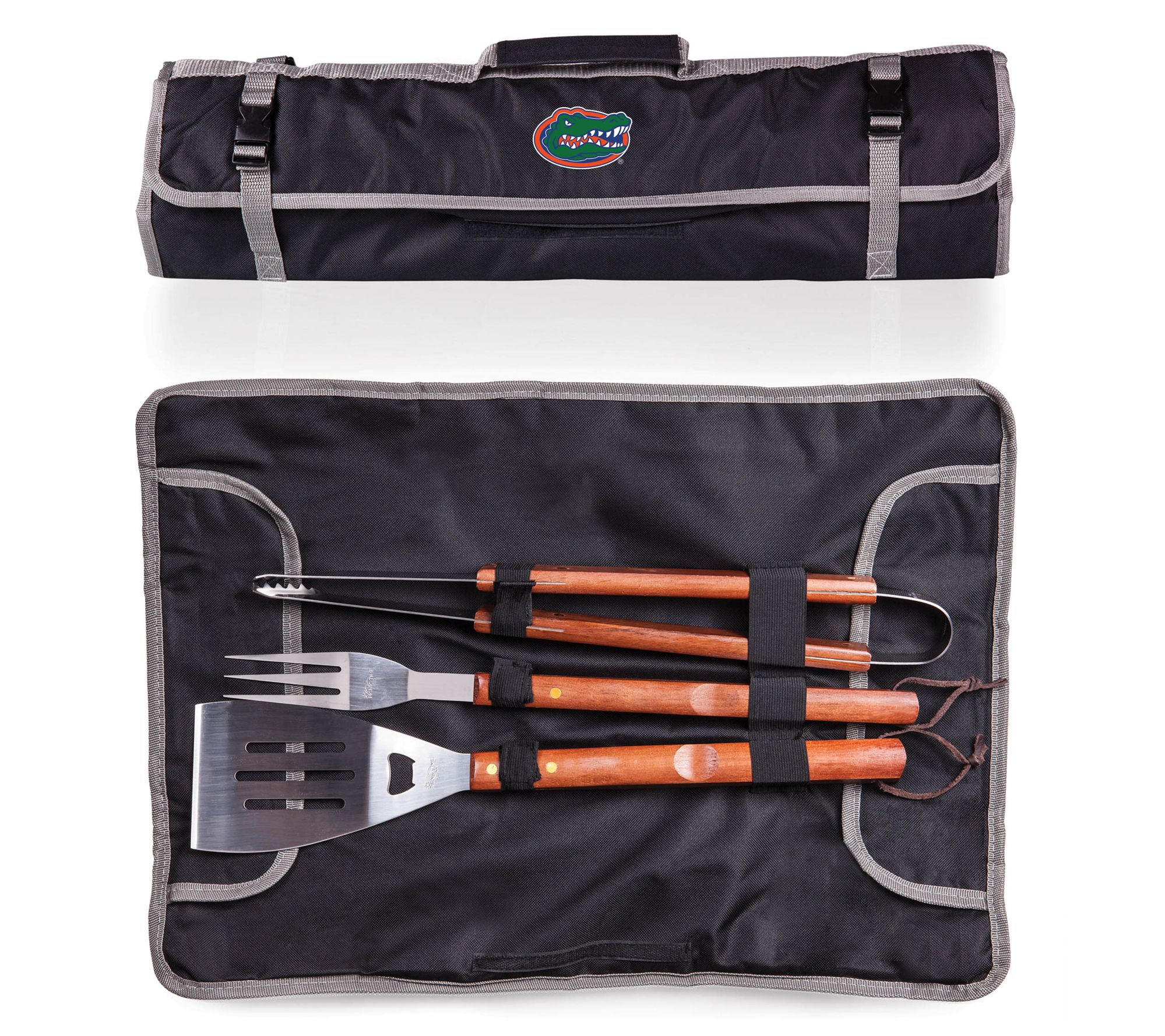Oniva NCAA 3-Piece BBQ Tote & Grill Set