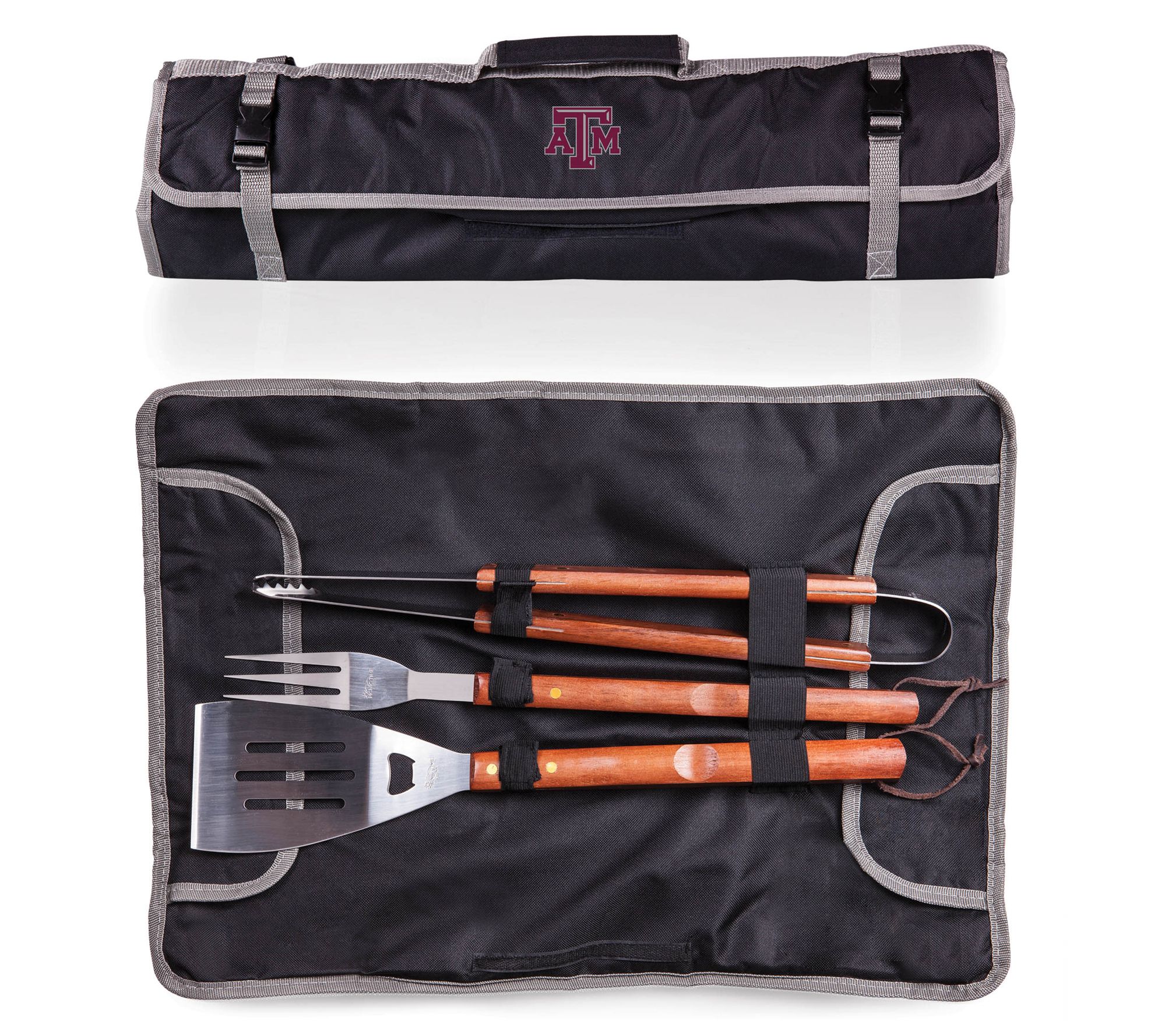 Oniva NCAA 3-Piece BBQ Tote & Grill Set