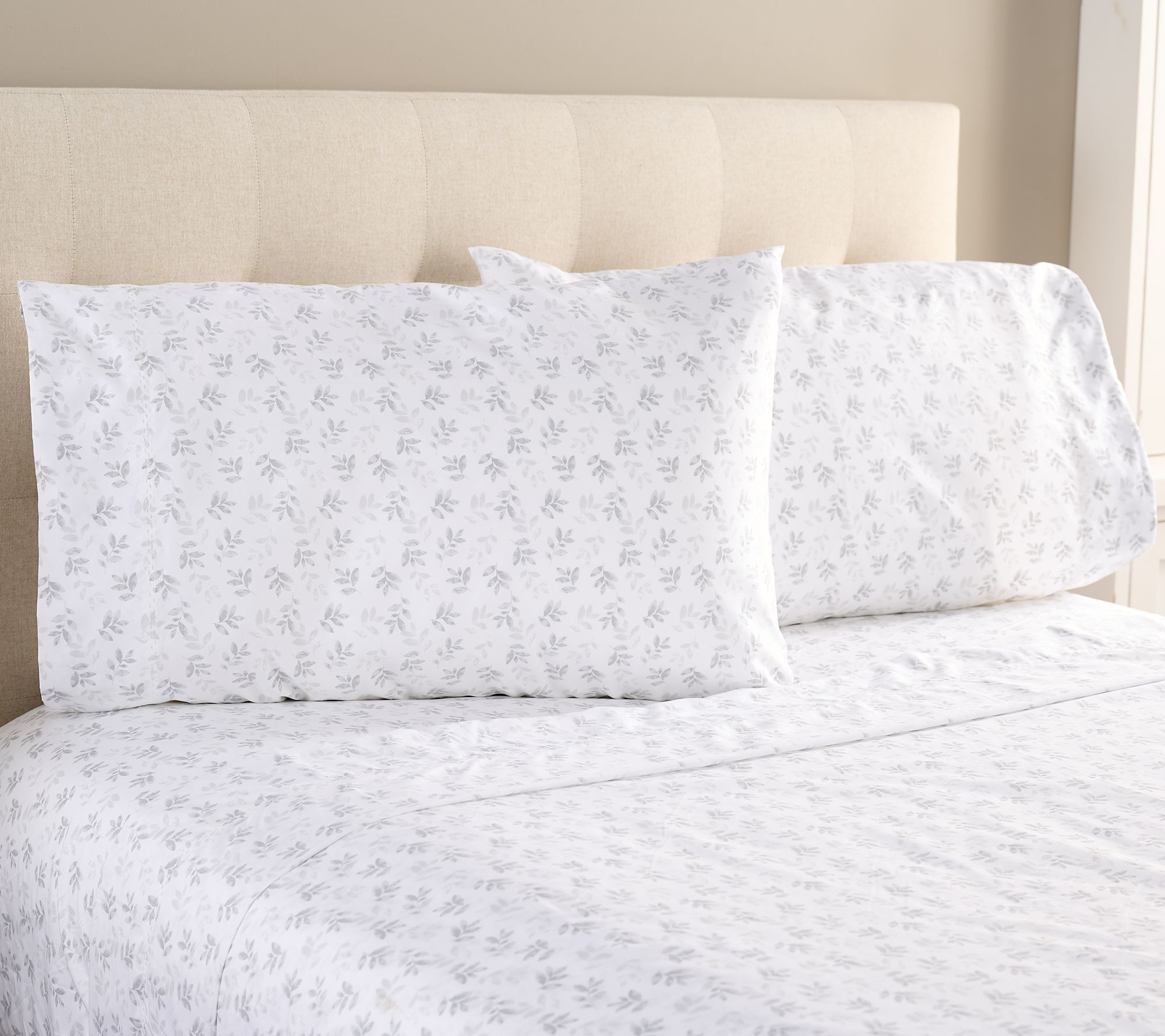 "As Is" Northern Nights 400TC Cotton Sateen Sheet Set- Cal King