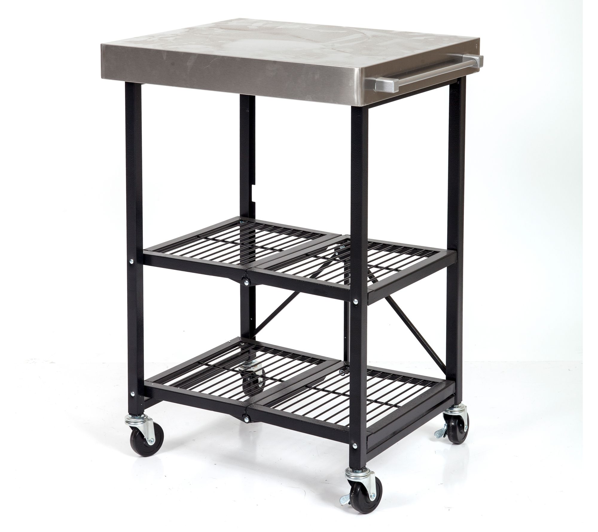Origami Kitchen Cart with Stainless Steel Top