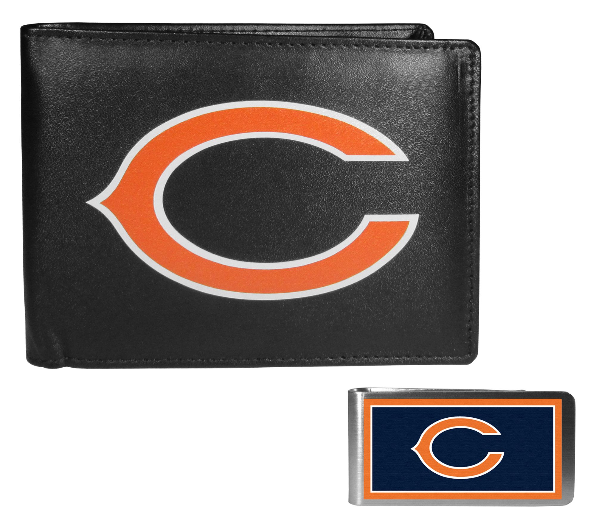 Siskiyou Sports NFL Bi-fold Wallet & Color Money Clip