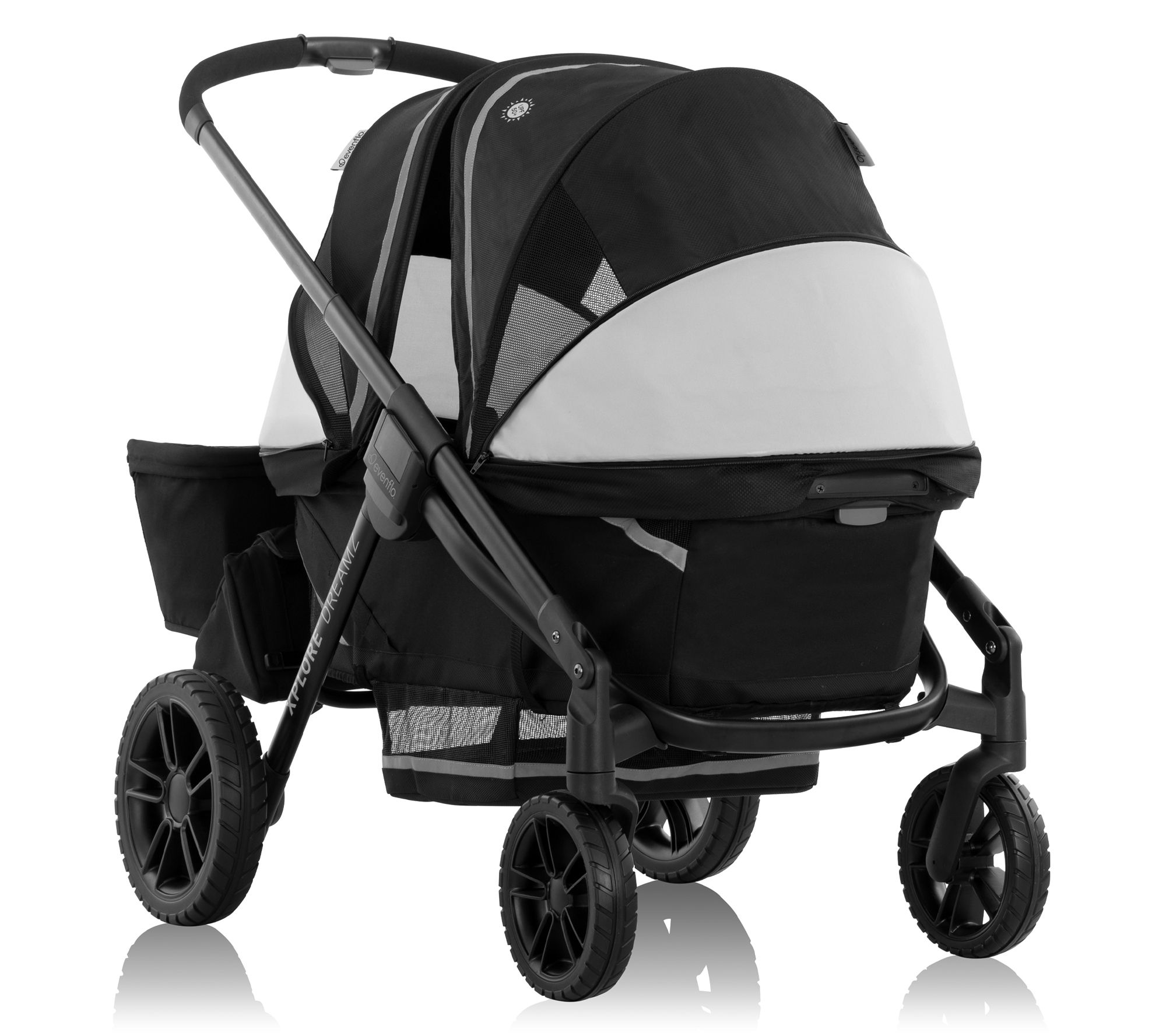 Evenflo Pivot Xplore Dreamz Stroller Wagon w/Bassinet