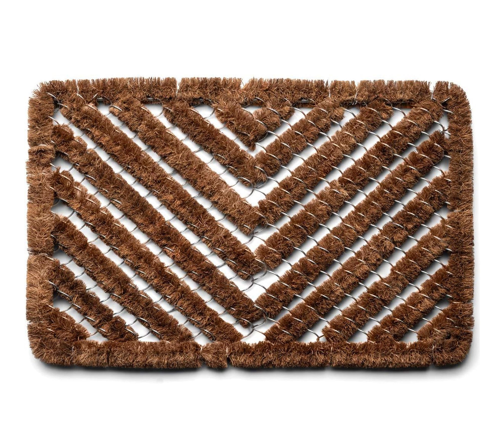 Kings County Natural Coir Doormat Dirt Trapping  Welcome Matt