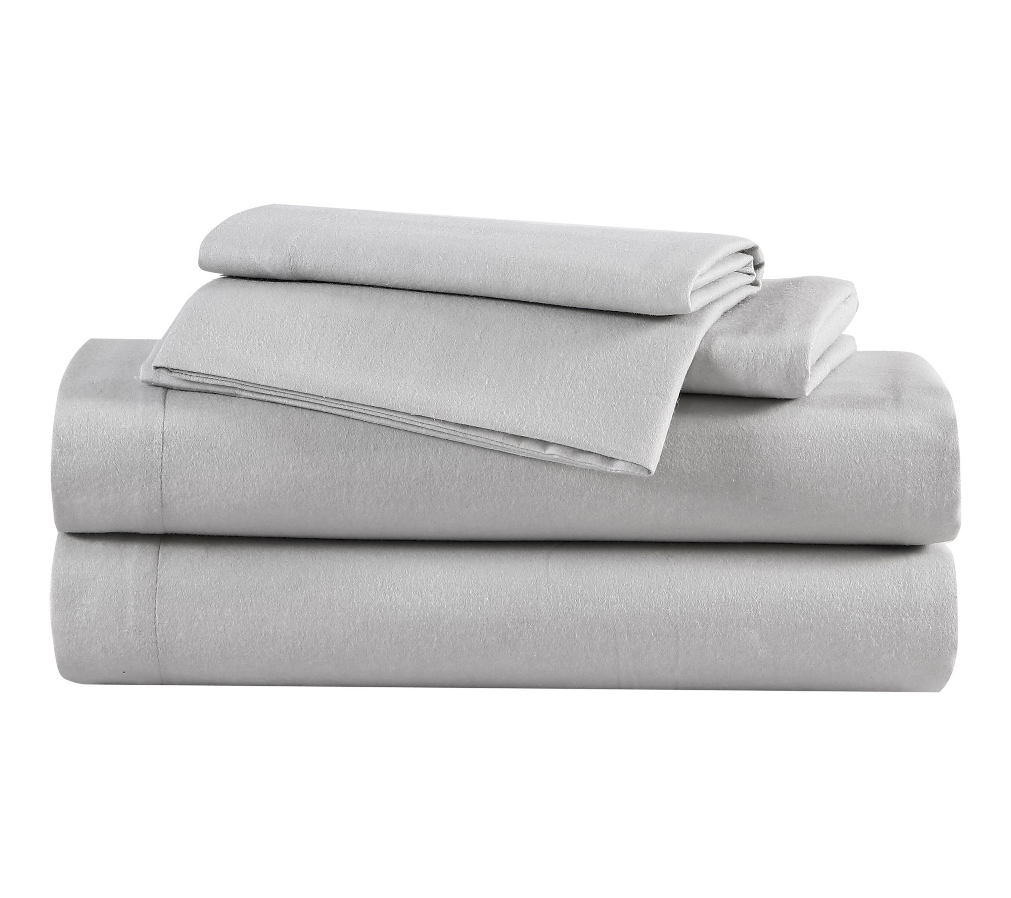 Eddie Bauer Solid Grey Cotton Queen Sheet Set