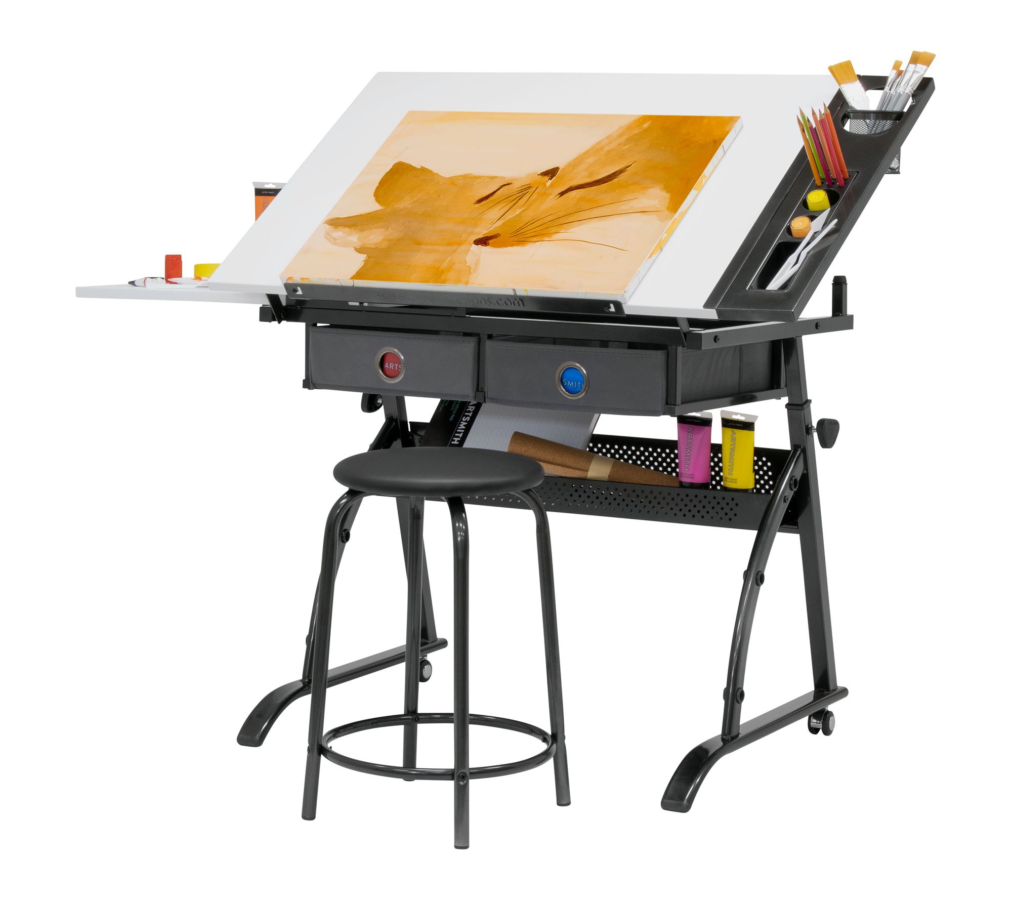 Studio Designs Core 2Piece Adjustable Table w/Stool