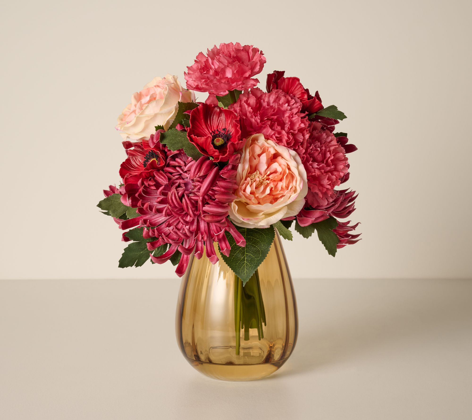LOGO Home by Lori Goldstein 14.5"H Realfeel Florals in Vase