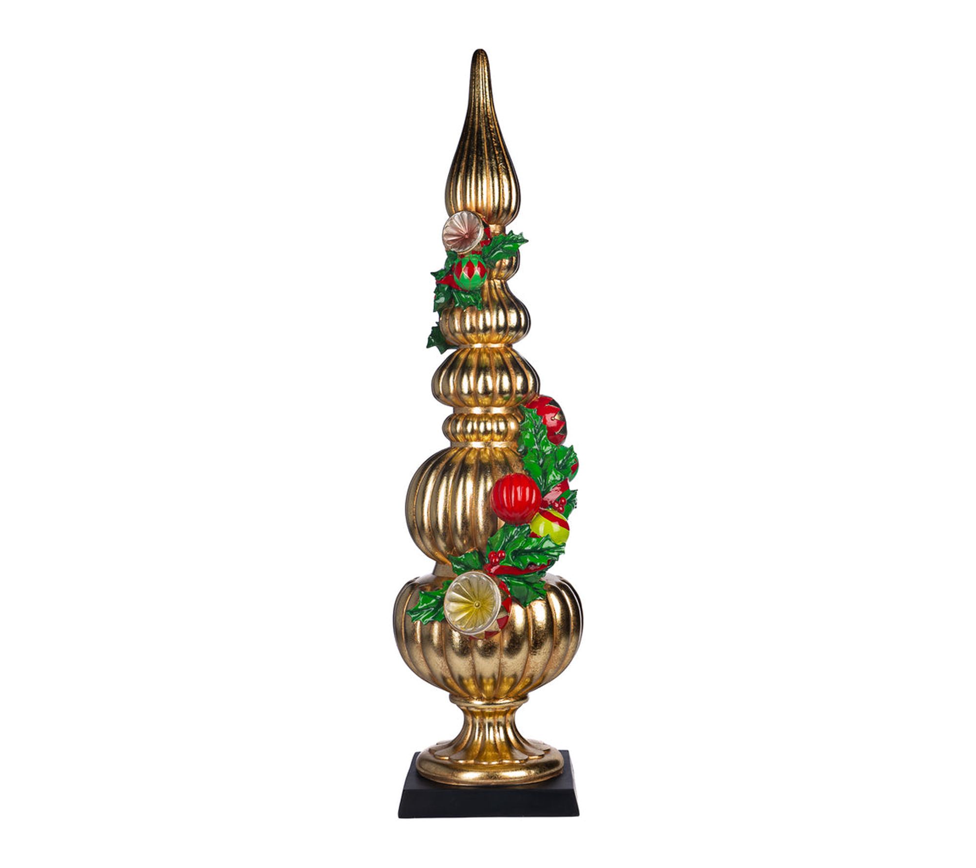RC Home Decor -40" Christmas Finial Tabletop DÃ©cor
