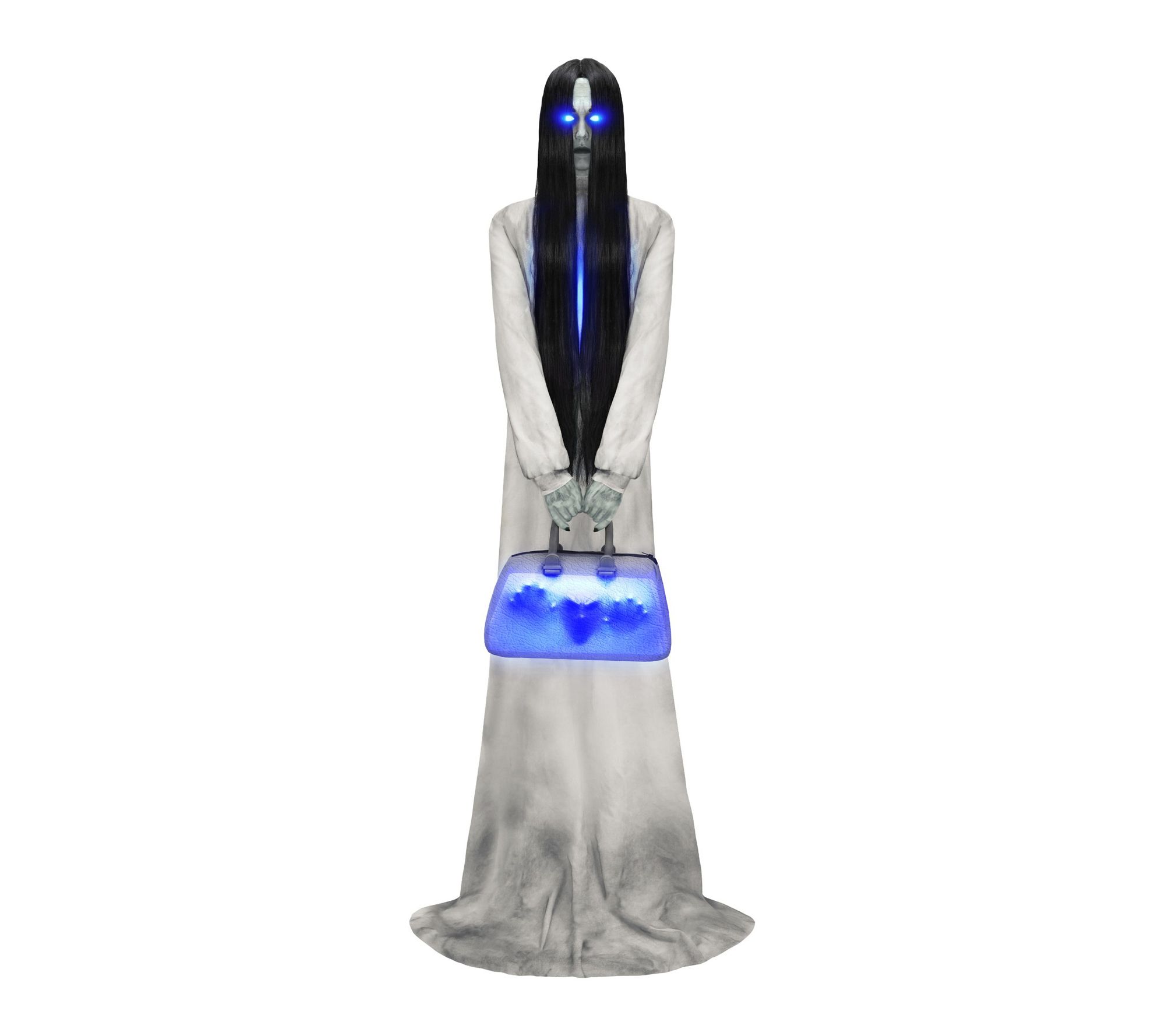 Haunted Hill Farm 6.9-Ft. Tall Specter Lady Animatronic