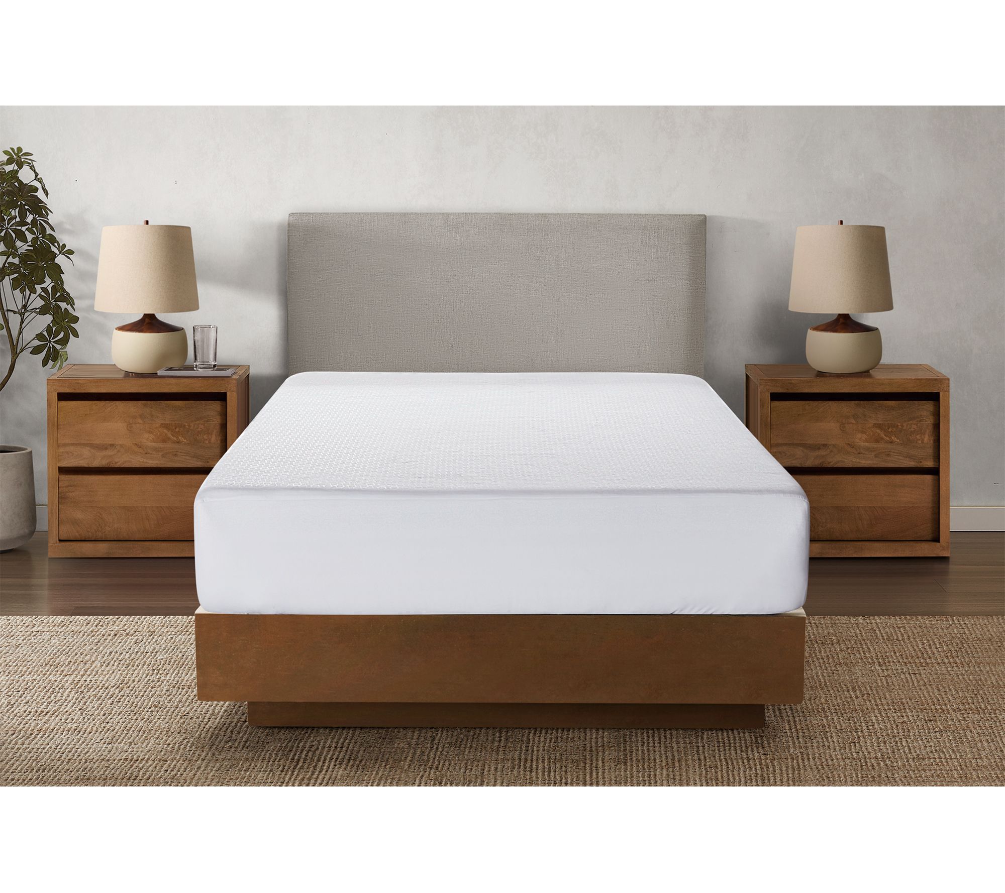 Sleep Advantage Nanobionic Embossed Full Mattress Protector