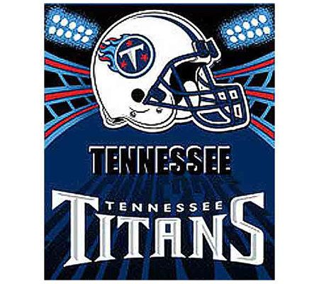 NFL Tennessee Titans 50' x 60' Shadow Fleece Blanket 