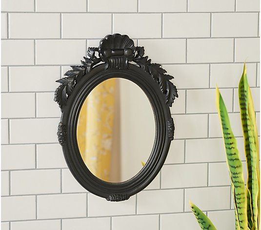 House No.9 by Home Love 20" Vintage Inspired Oval Mirror