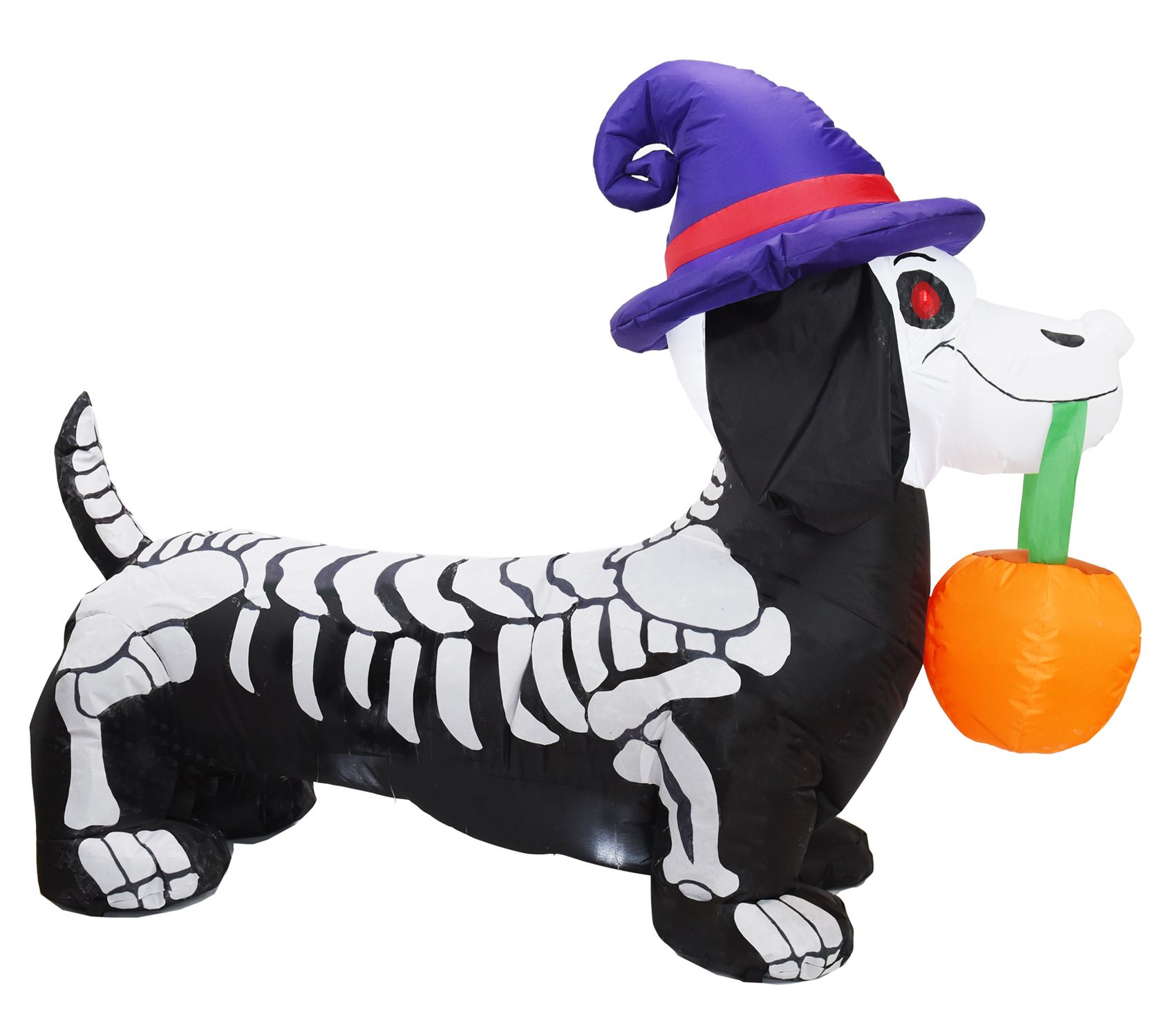 Joiedomi 5 ft Long Skeleton Wiener Dog Inflatabe