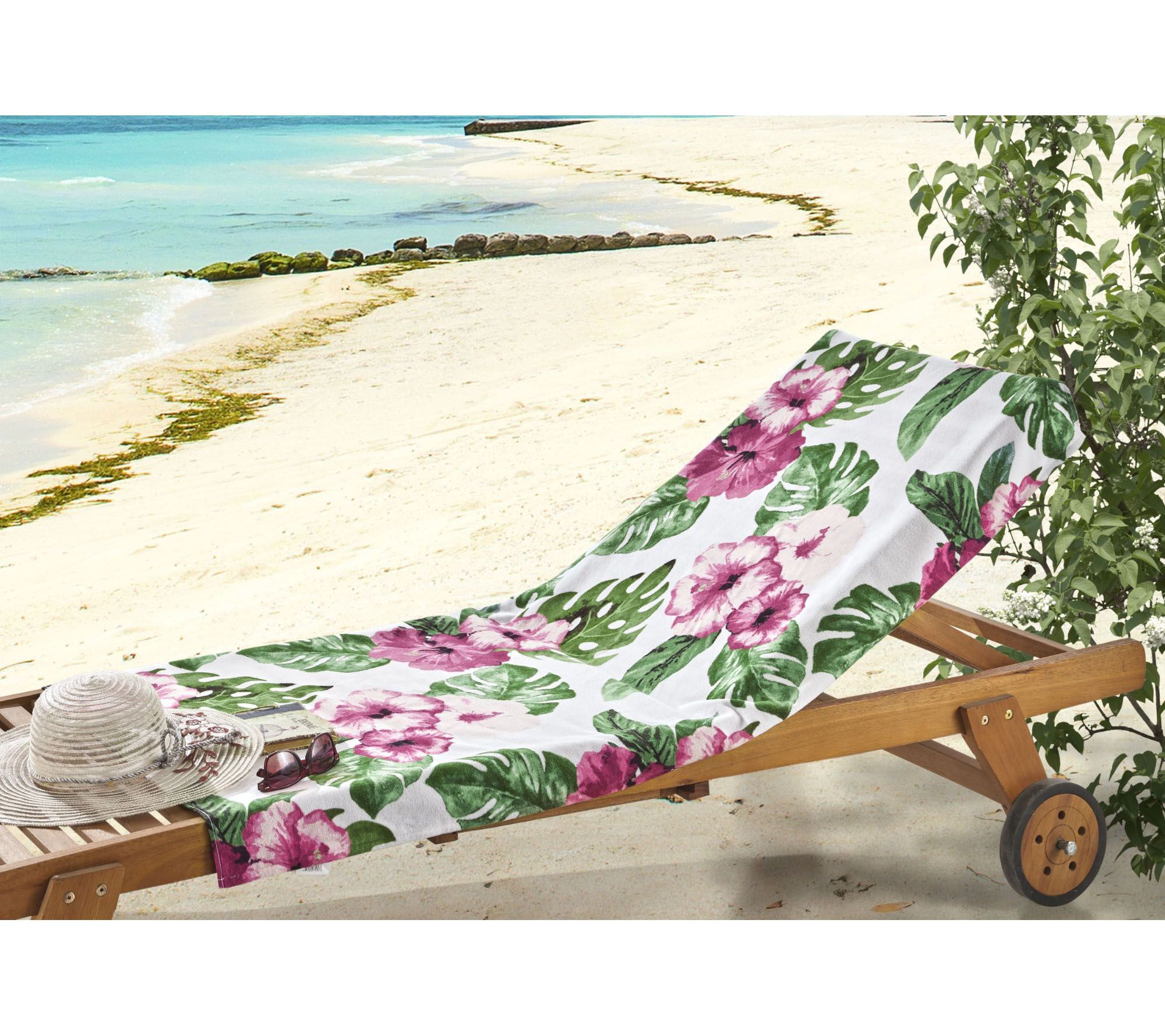 Enchante Home Floral Turkish Cotton Beach Towels